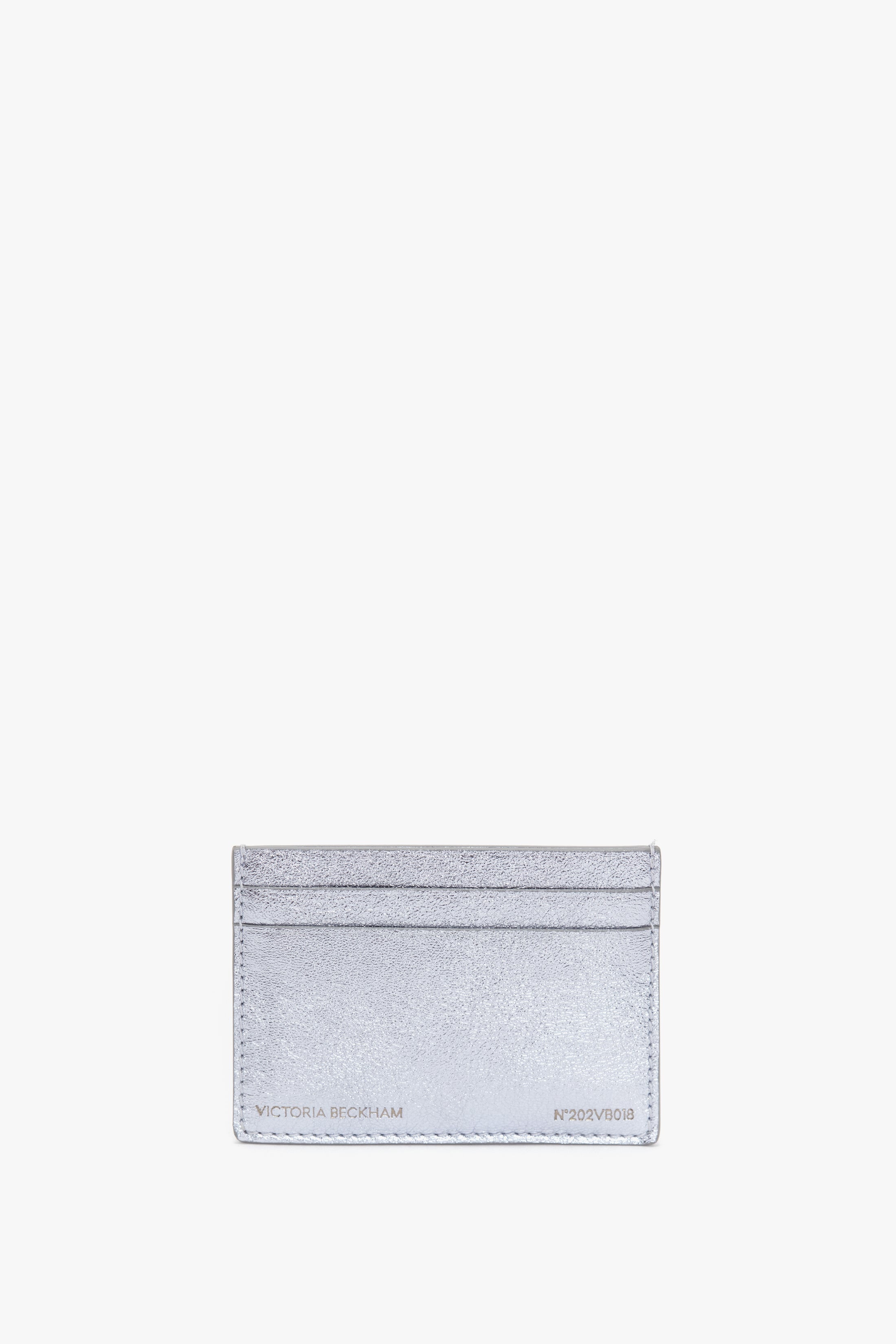 Card Holder In Sky Leather - 1