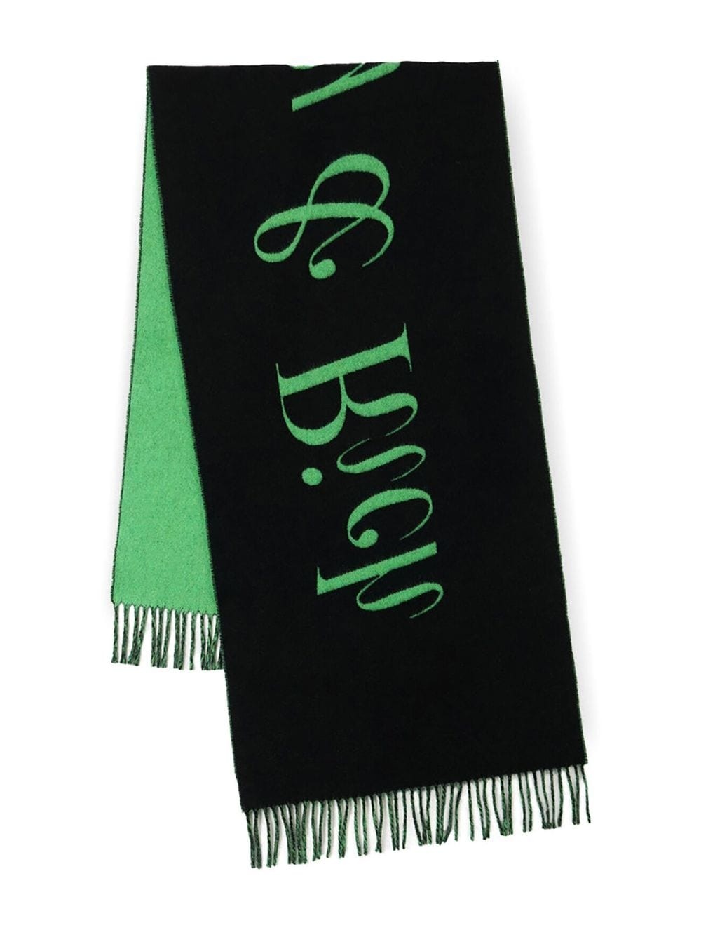 Dewi logo-print scarf - 2