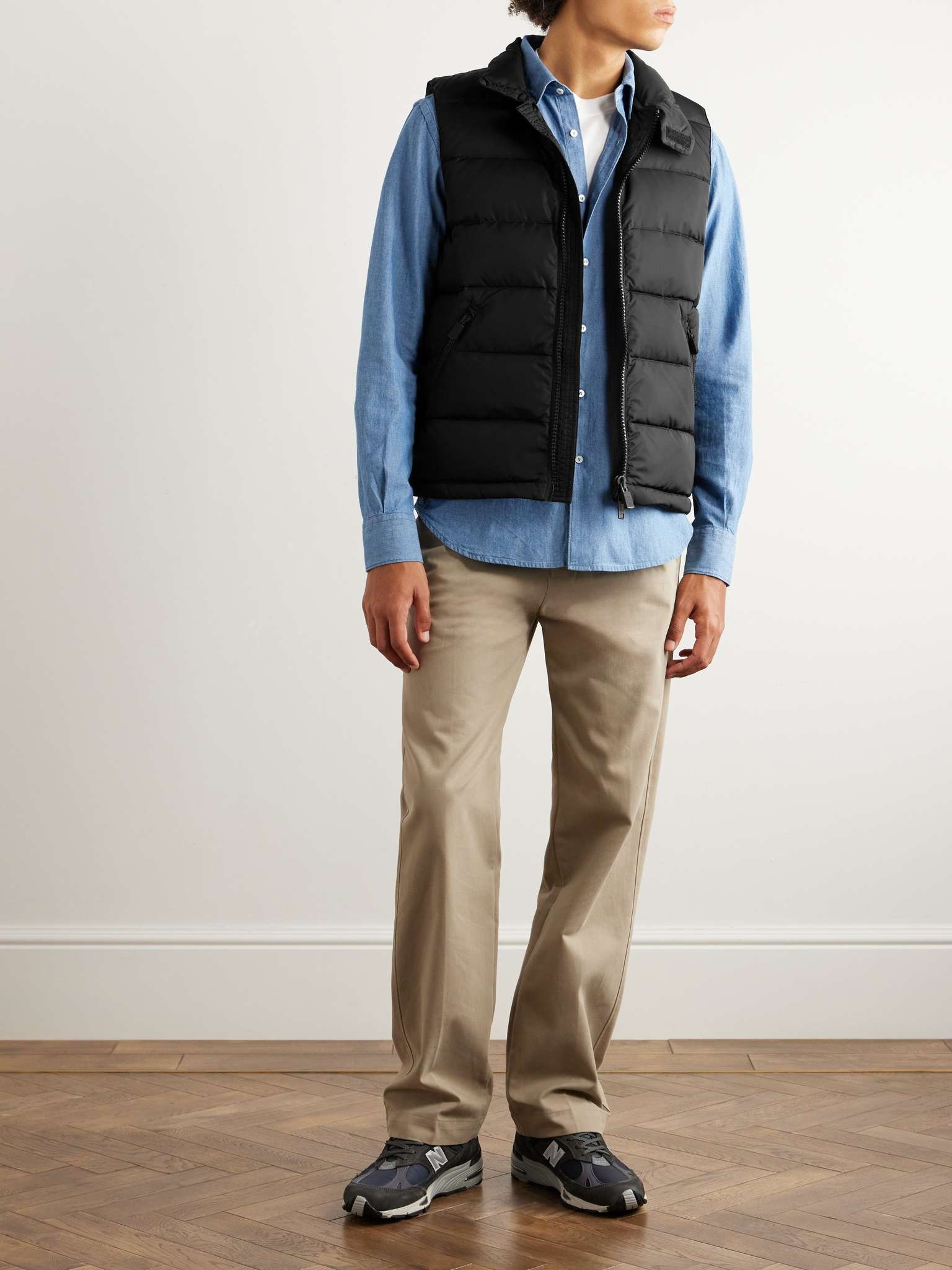 Quilted Shell Down Gilet - 4