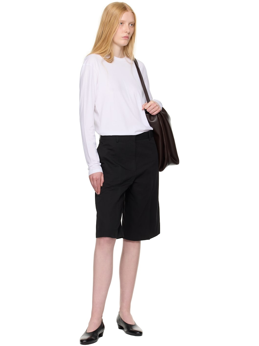 White Classic Long-Sleeve T-shirt - 5