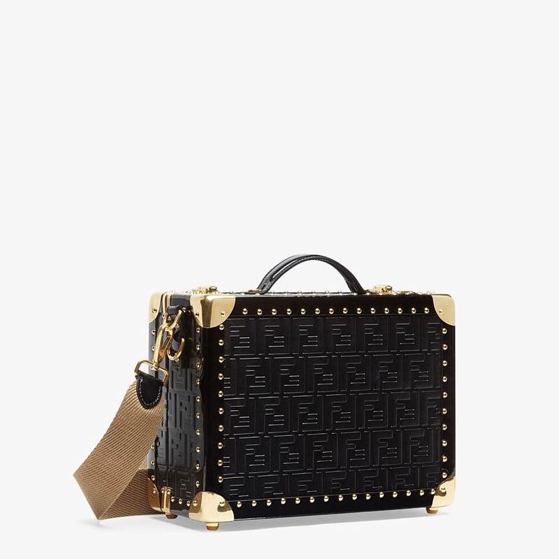 Black leather suitcase 7