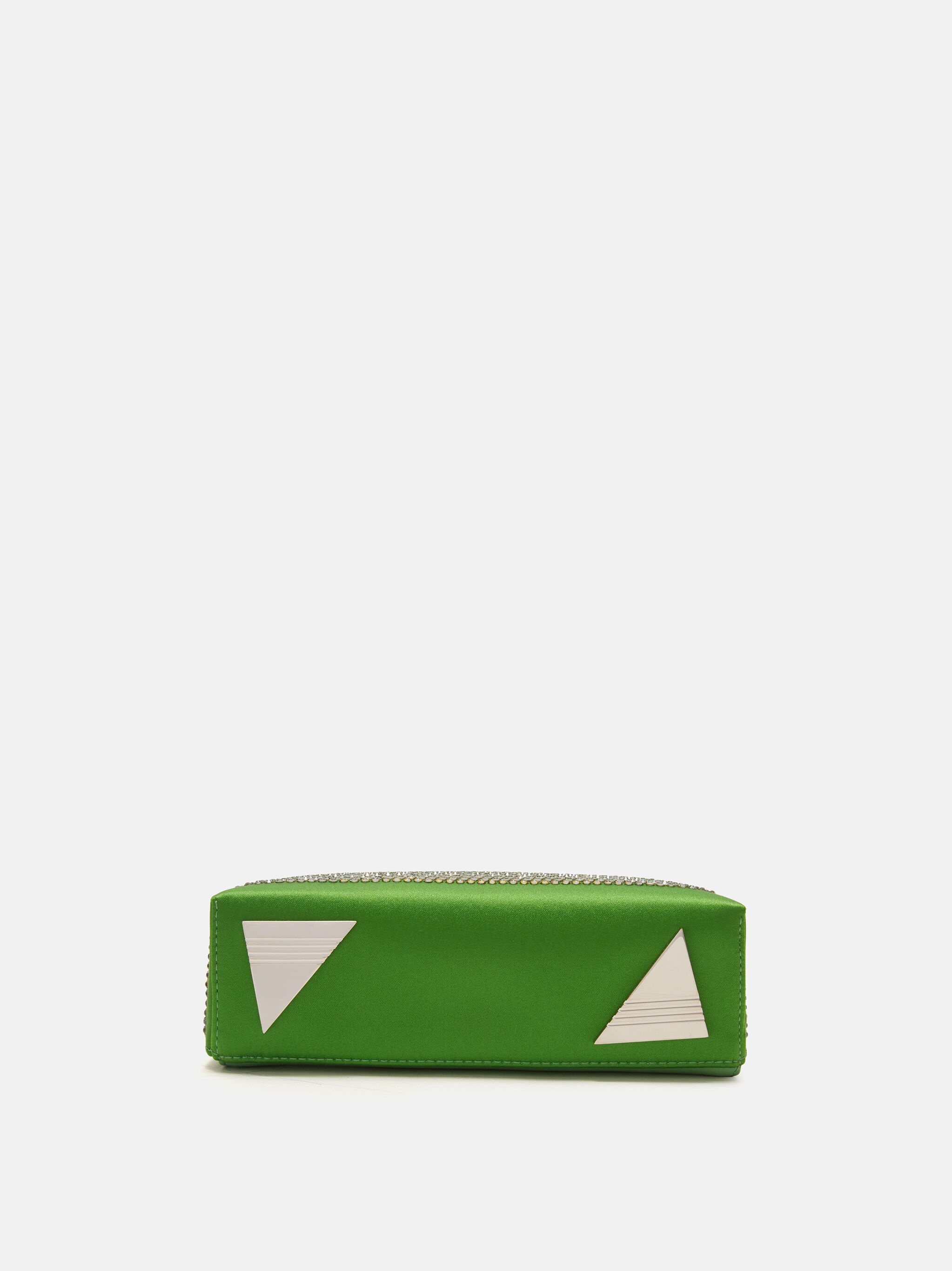 ''SUNSET'' CRYSTAL AND LIME SHOULDER BAG - 4