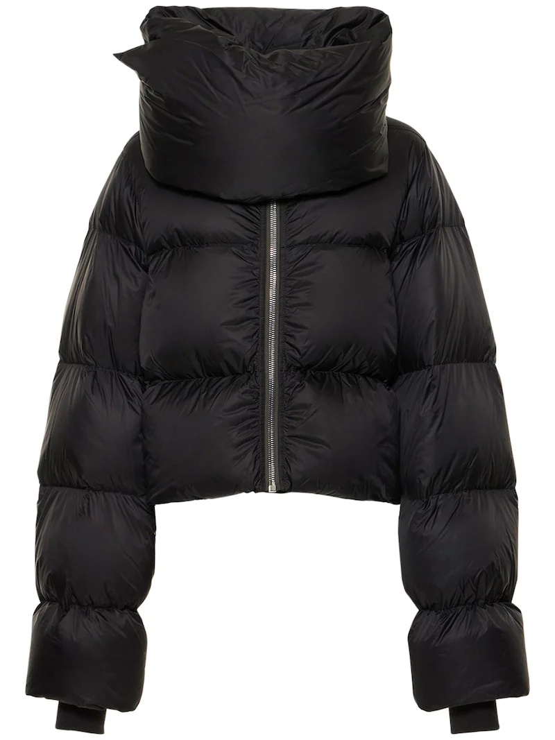 FUNNEL NECK LIGHTWEIGHT DOWN JACKET - 1