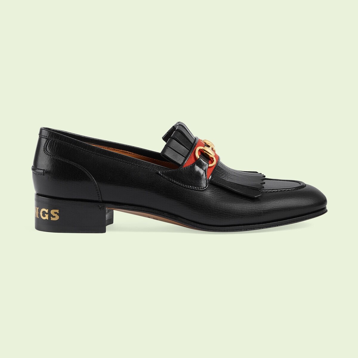 gucci fringe loafers