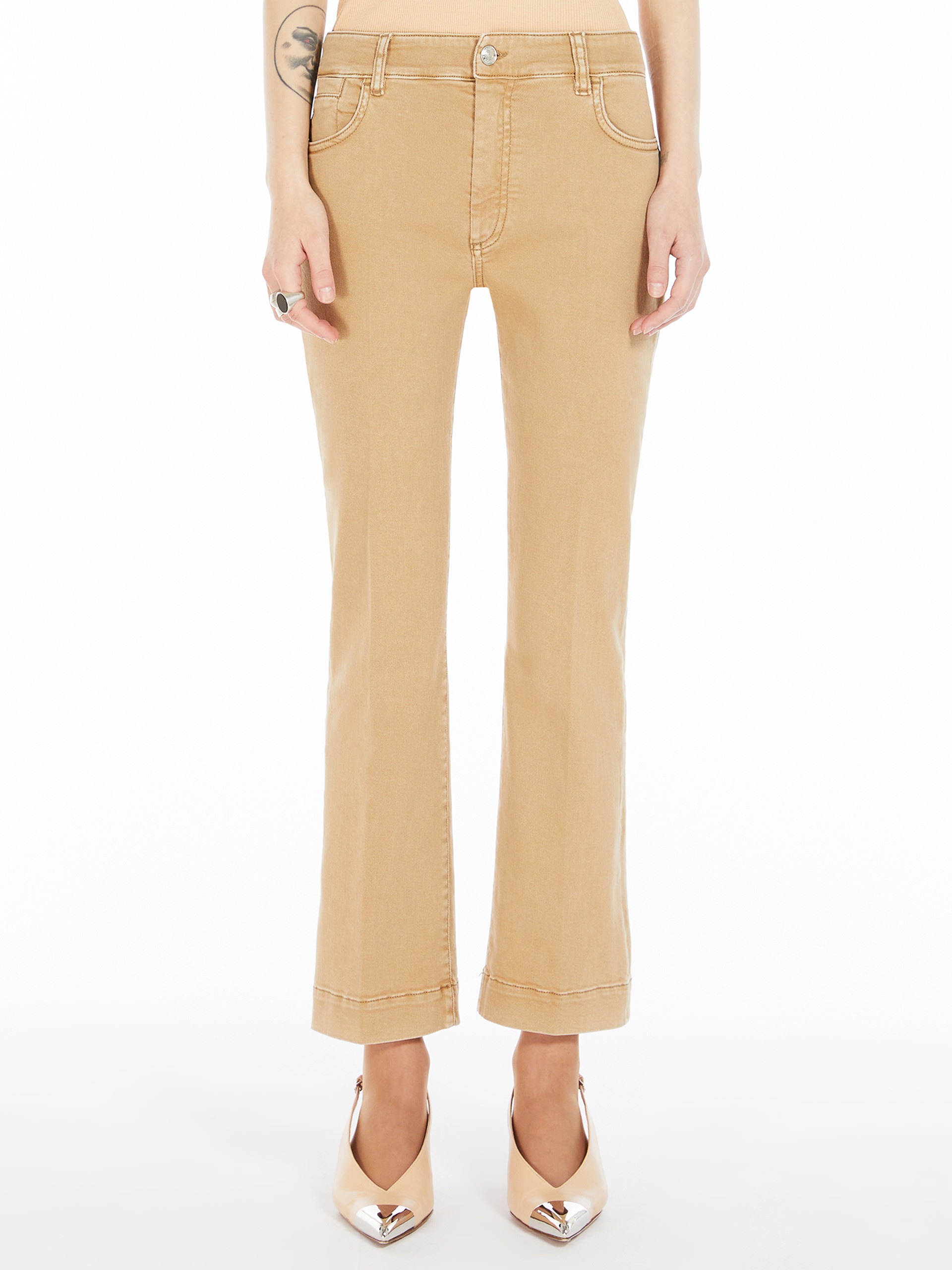 ENNA Denim mini flare trousers - 3