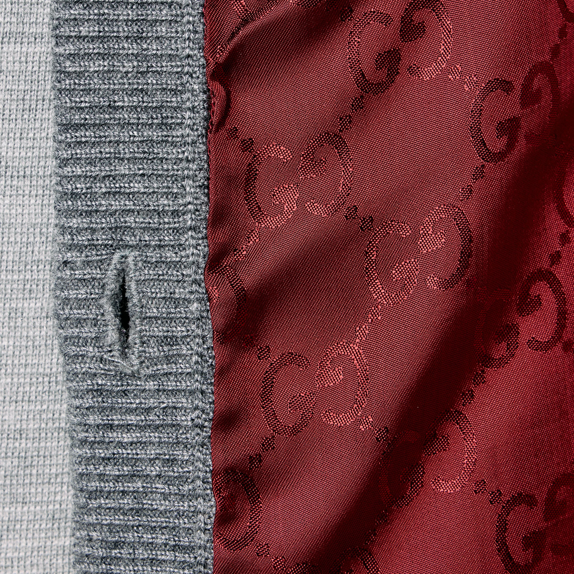 Wool silk top with vest overlay - 7