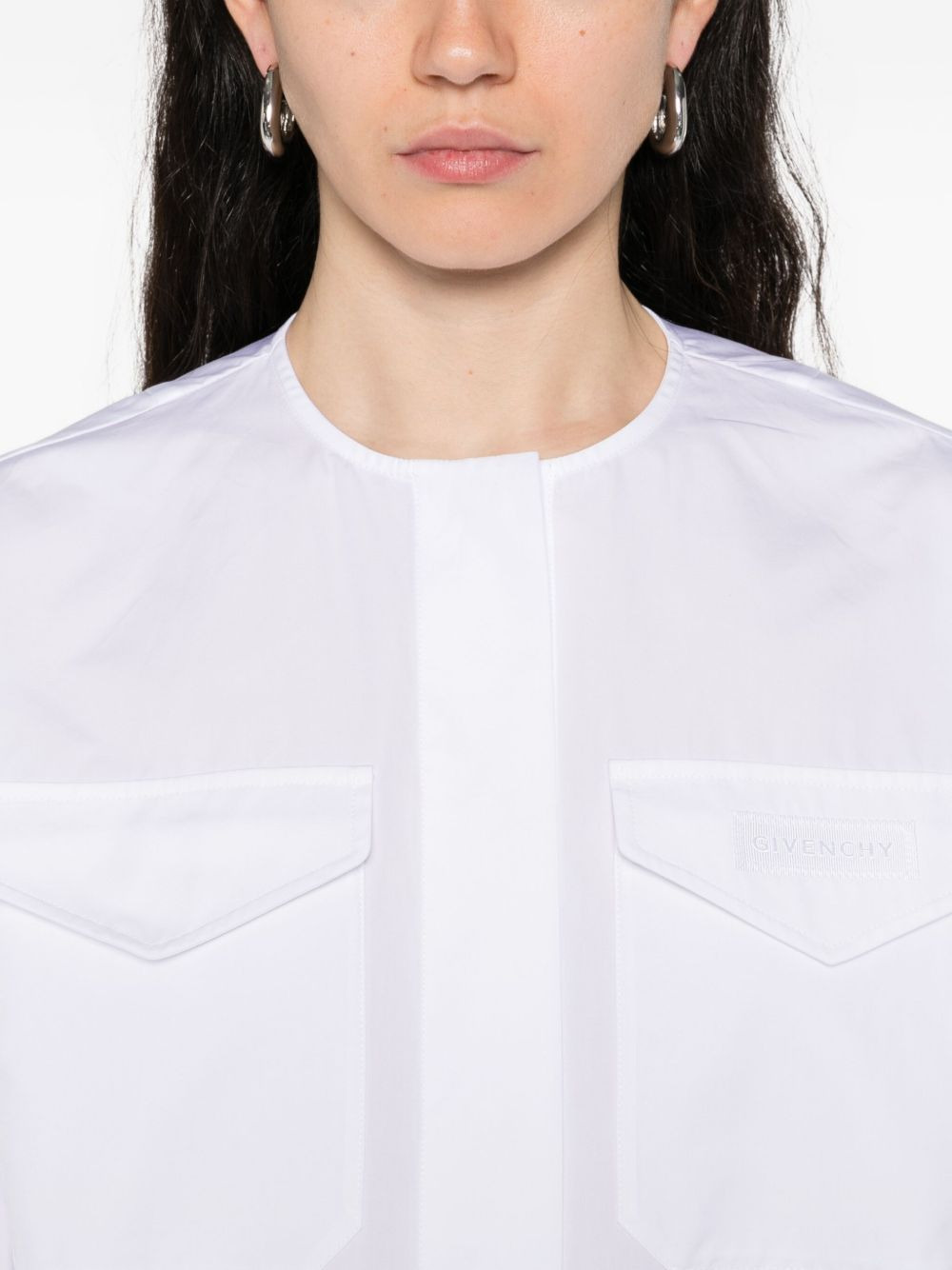 pocket drawstring shirt - 5