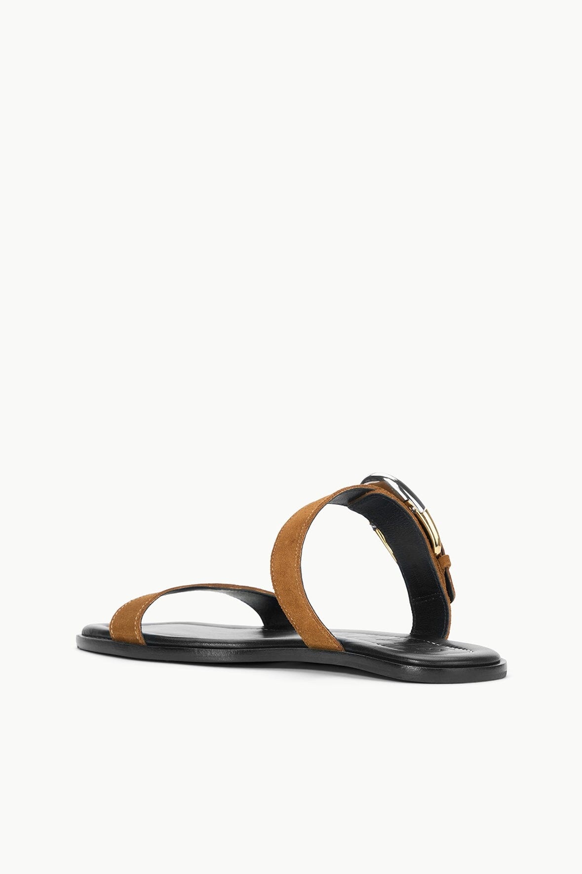 STAUD HARLOW FLAT SANDAL TAN - 4