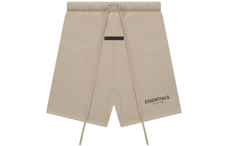 ESSENTIALS Fear of God Essentials FW21 Sweatshort Dark Tan FOG-FW21-182 outlook