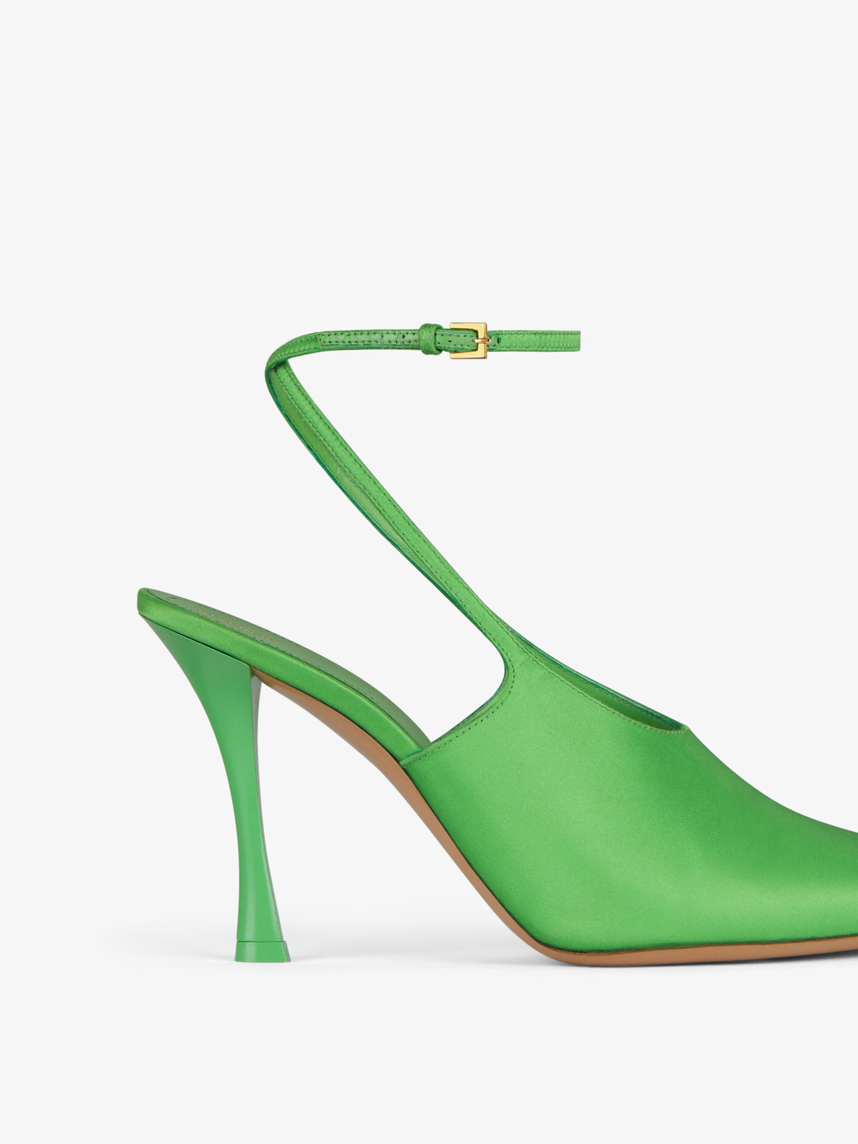 SHOW SLINGBACKS IN SATIN - 5