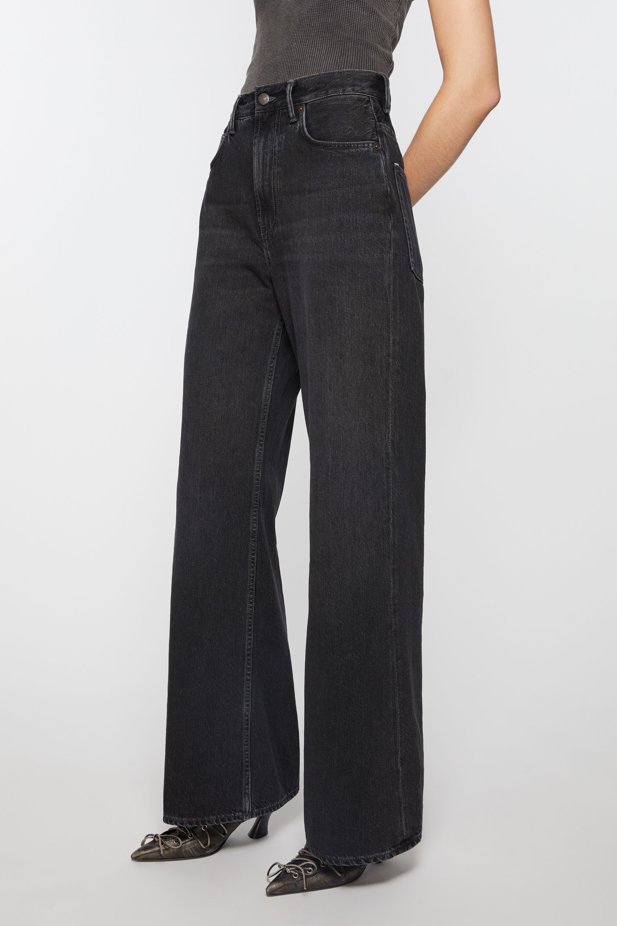 Relaxed fit jeans - 2022F - Black - 4