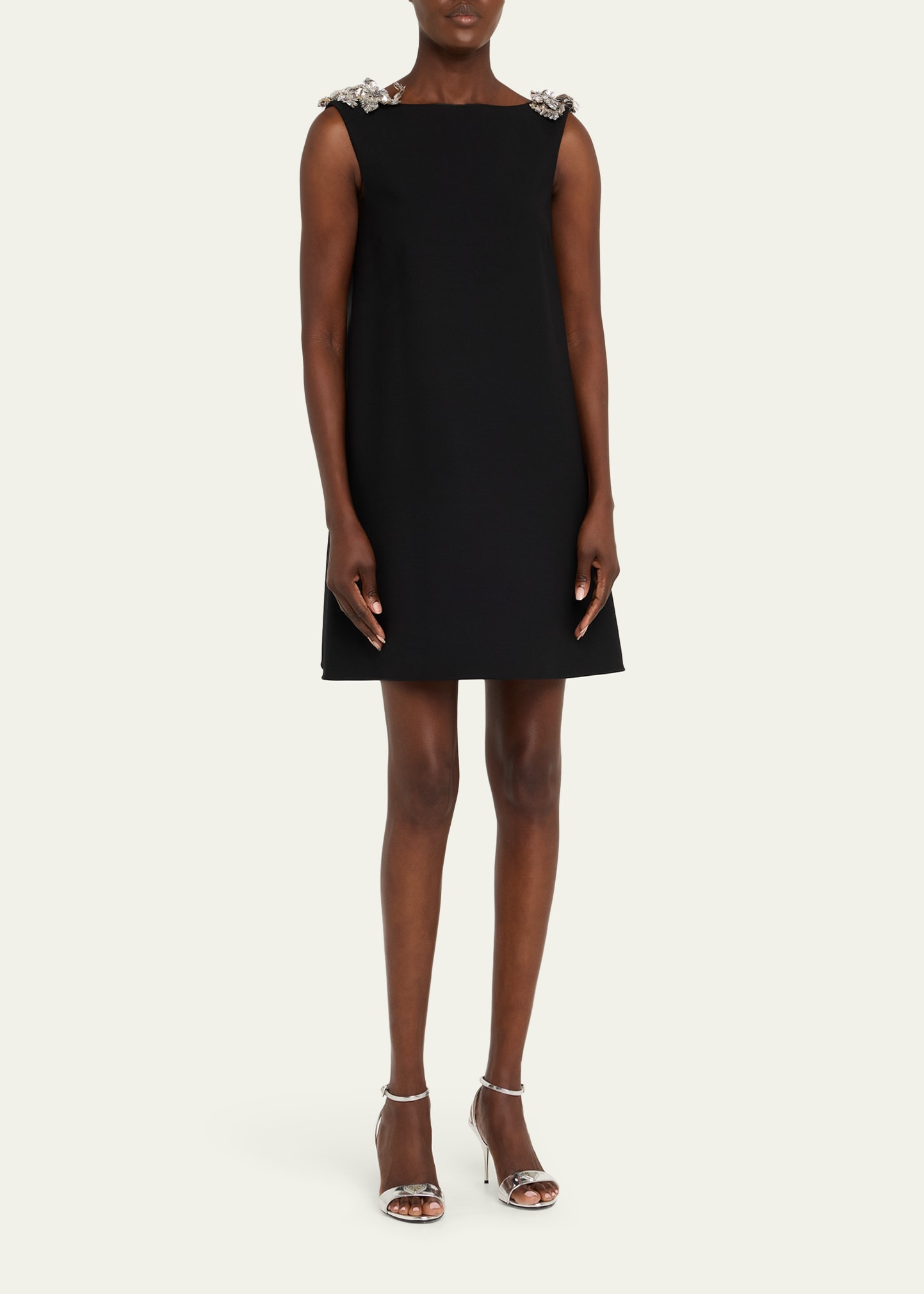 Sleeveless Low-Back Mini Cocktail Dress - 4