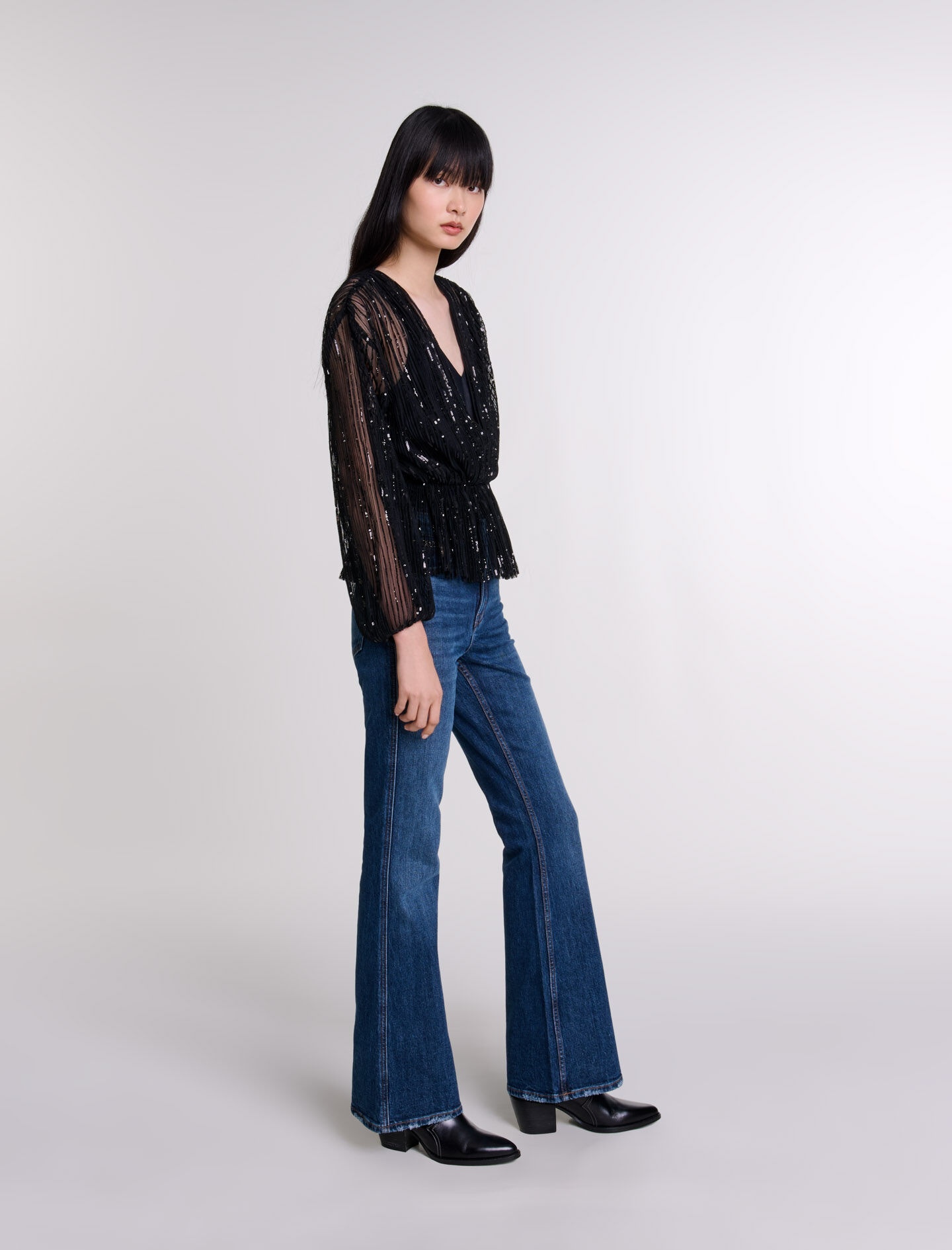 Belted sequin top - 3