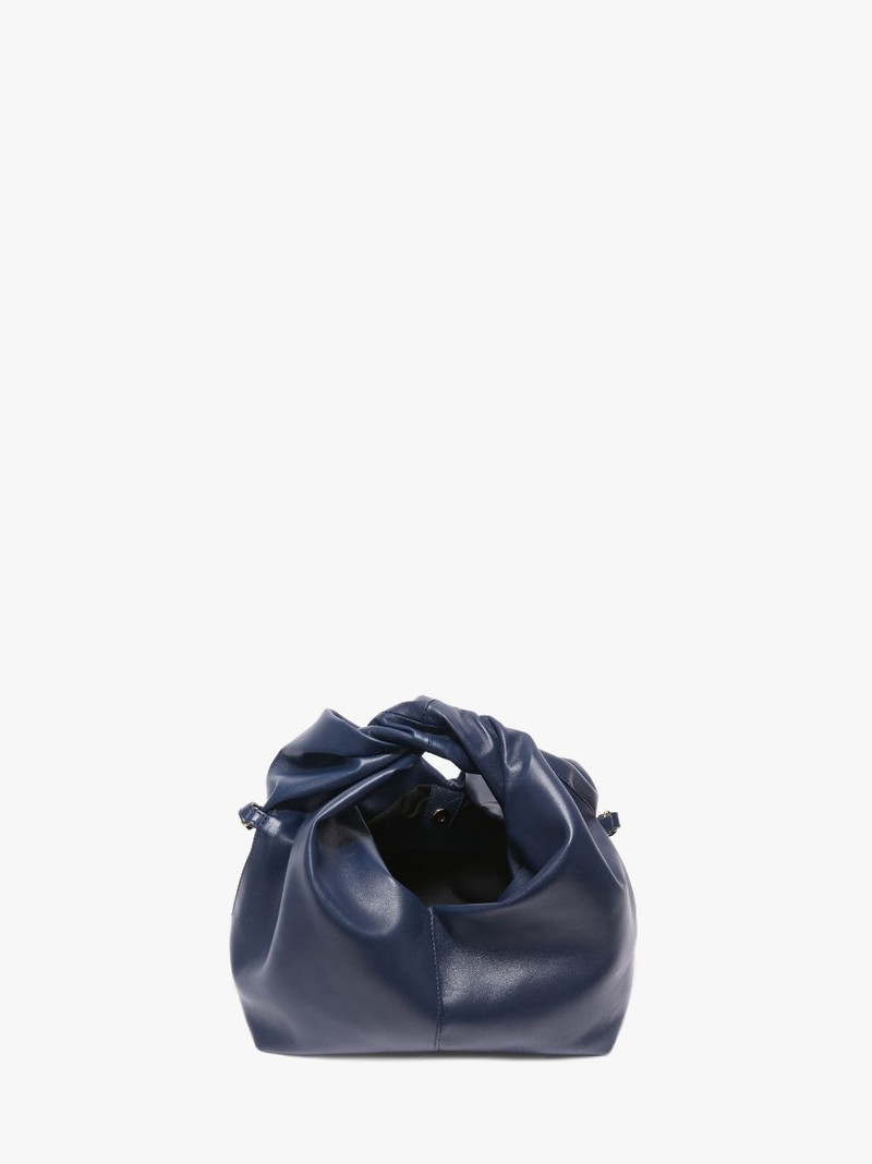 MINI TWISTER HOBO WITH STRAP - LEATHER CROSSBODY BAG 3