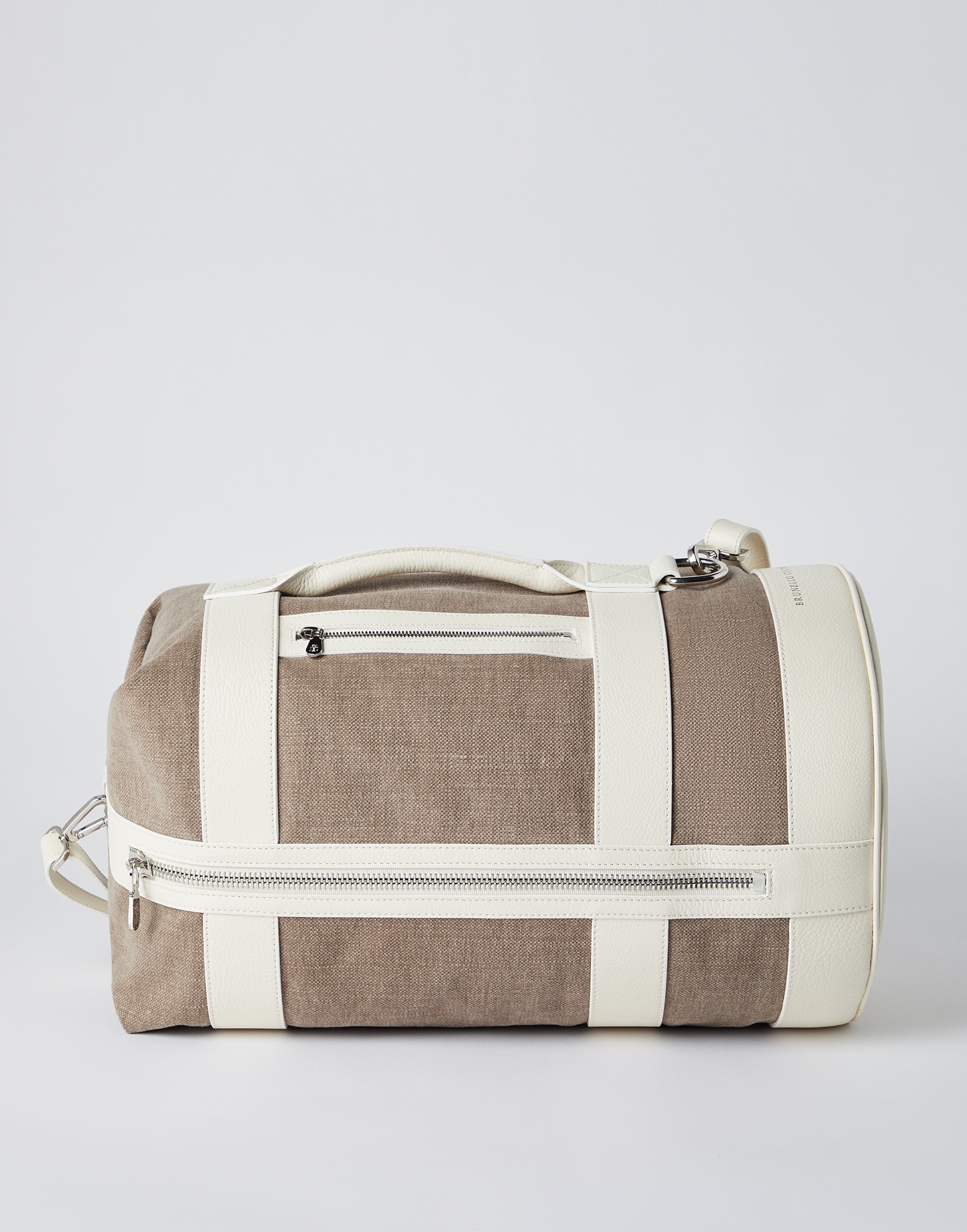 Canvas and grained calfskin summer bag - 2