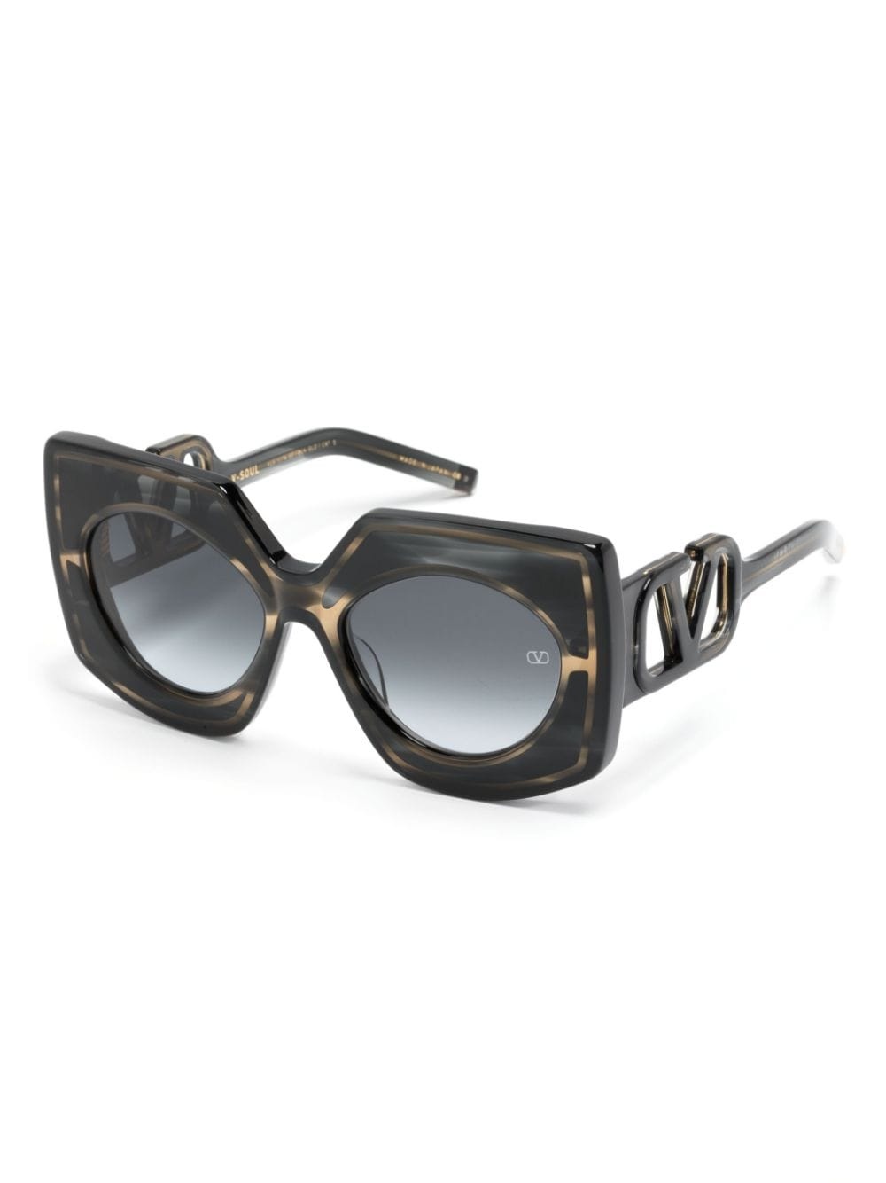 oversize-frame sunglasses - 2