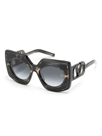 Valentino oversize-frame sunglasses outlook