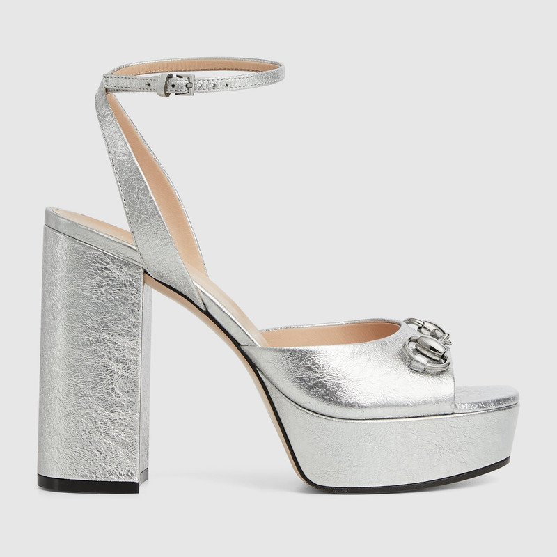 Women's Horsebit platform sandal 1