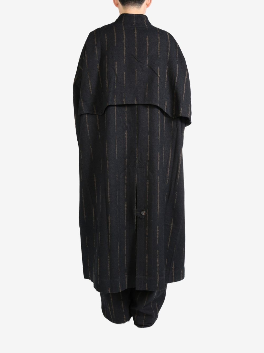 asymmetric design coat - 3