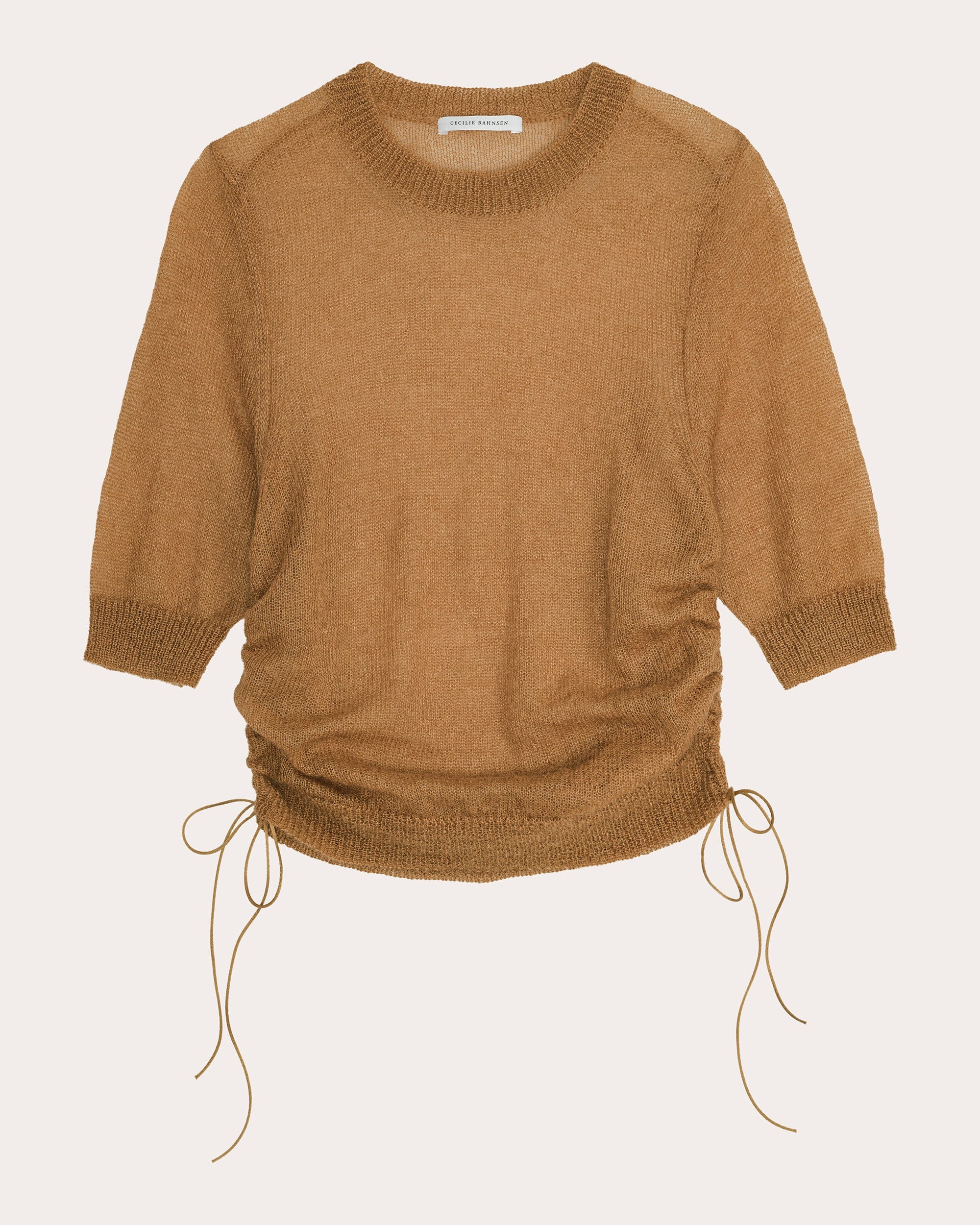 Videl Shirred Wool Knit Pullover - 1
