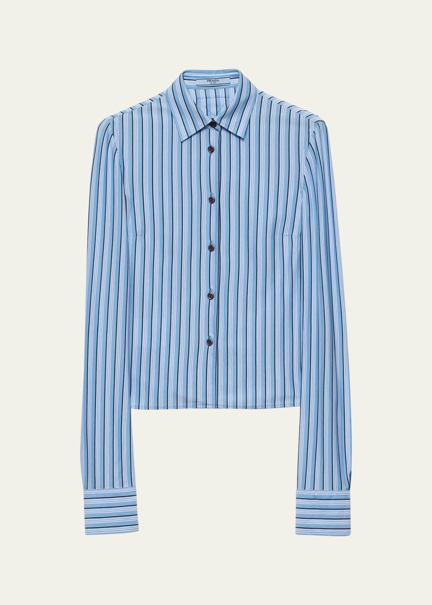 Straight Button Down Top - 1