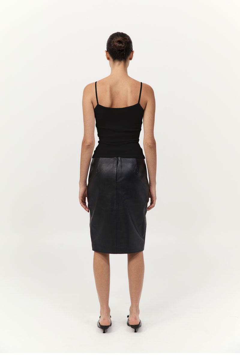 Baby Wool Cami - Black - 4