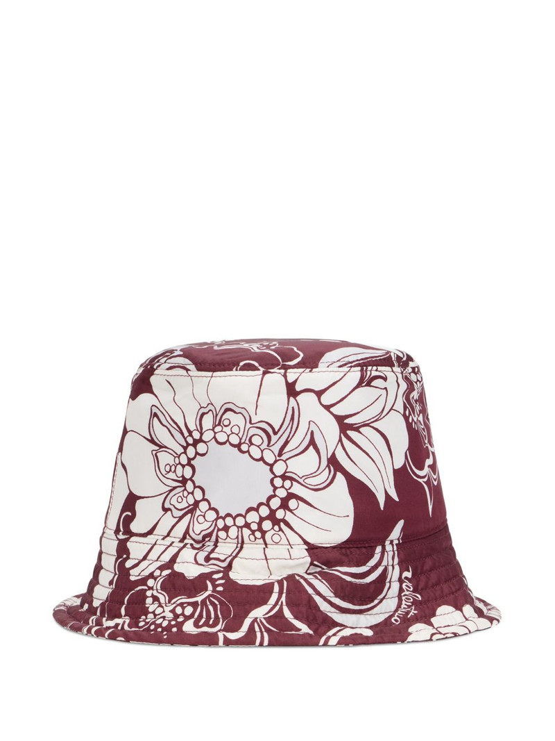 Valentino floral-print bucket hat outlook
