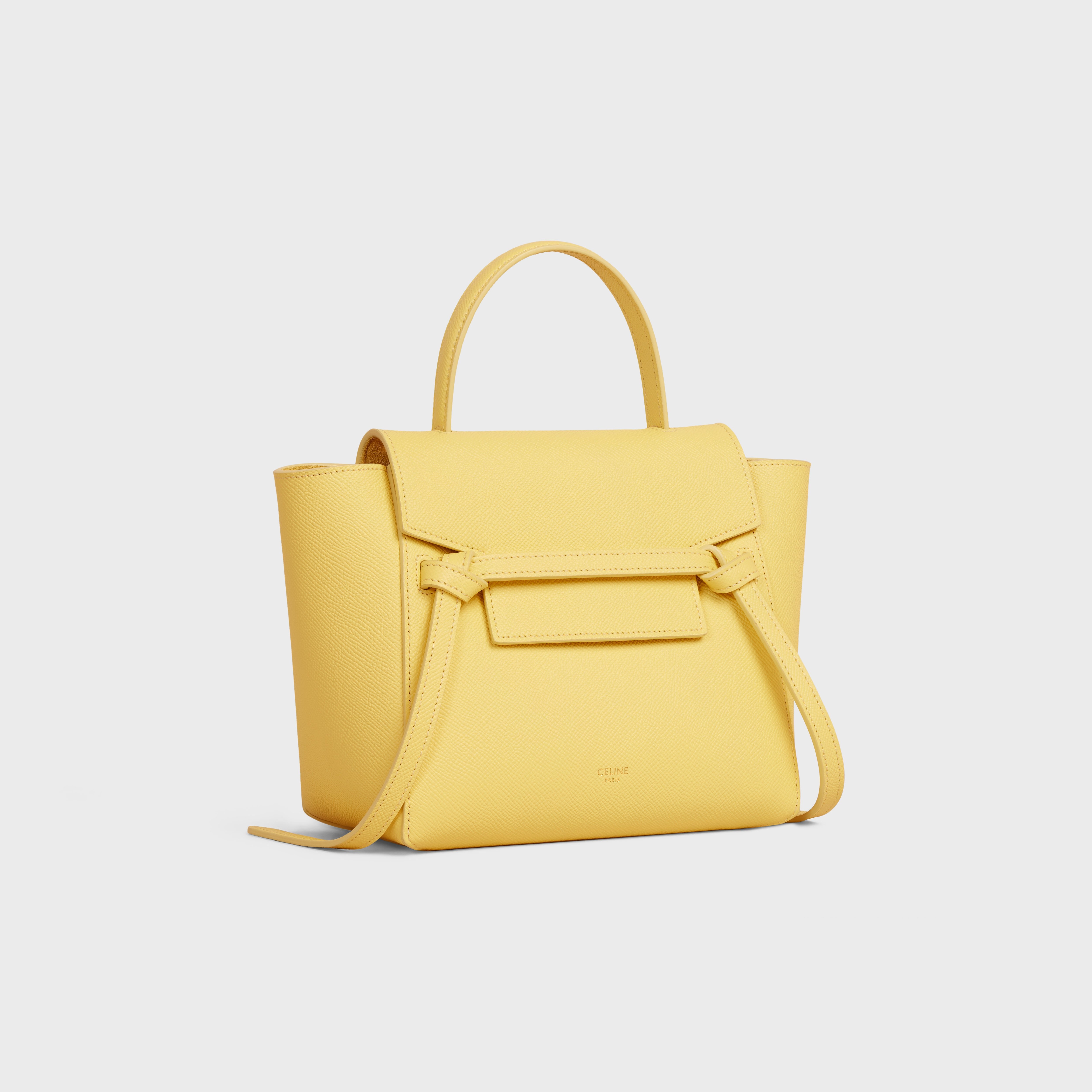 Nano Belt bag in grained calfskin - 2