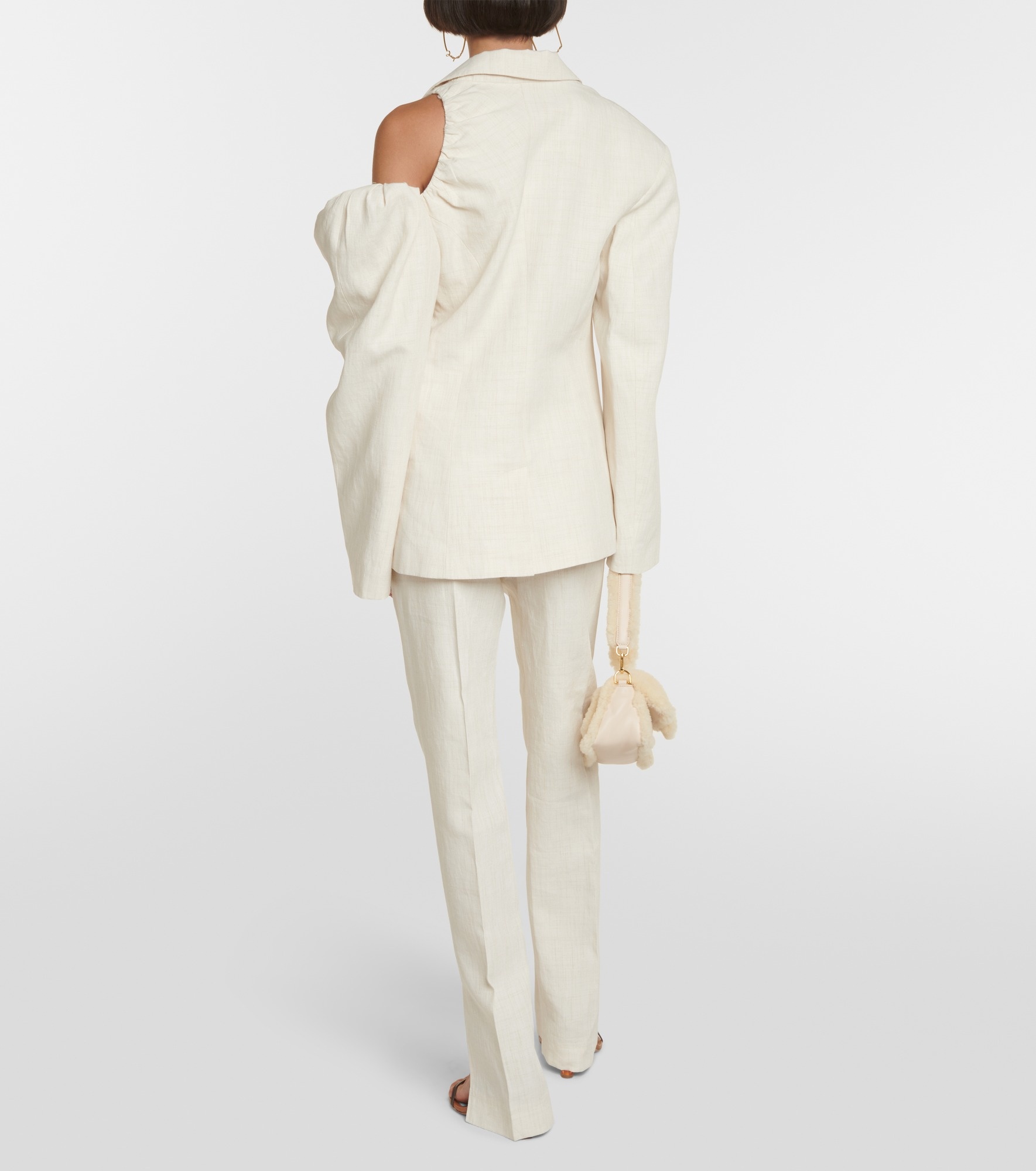 La Veste Galliga linen-blend blazer - 3