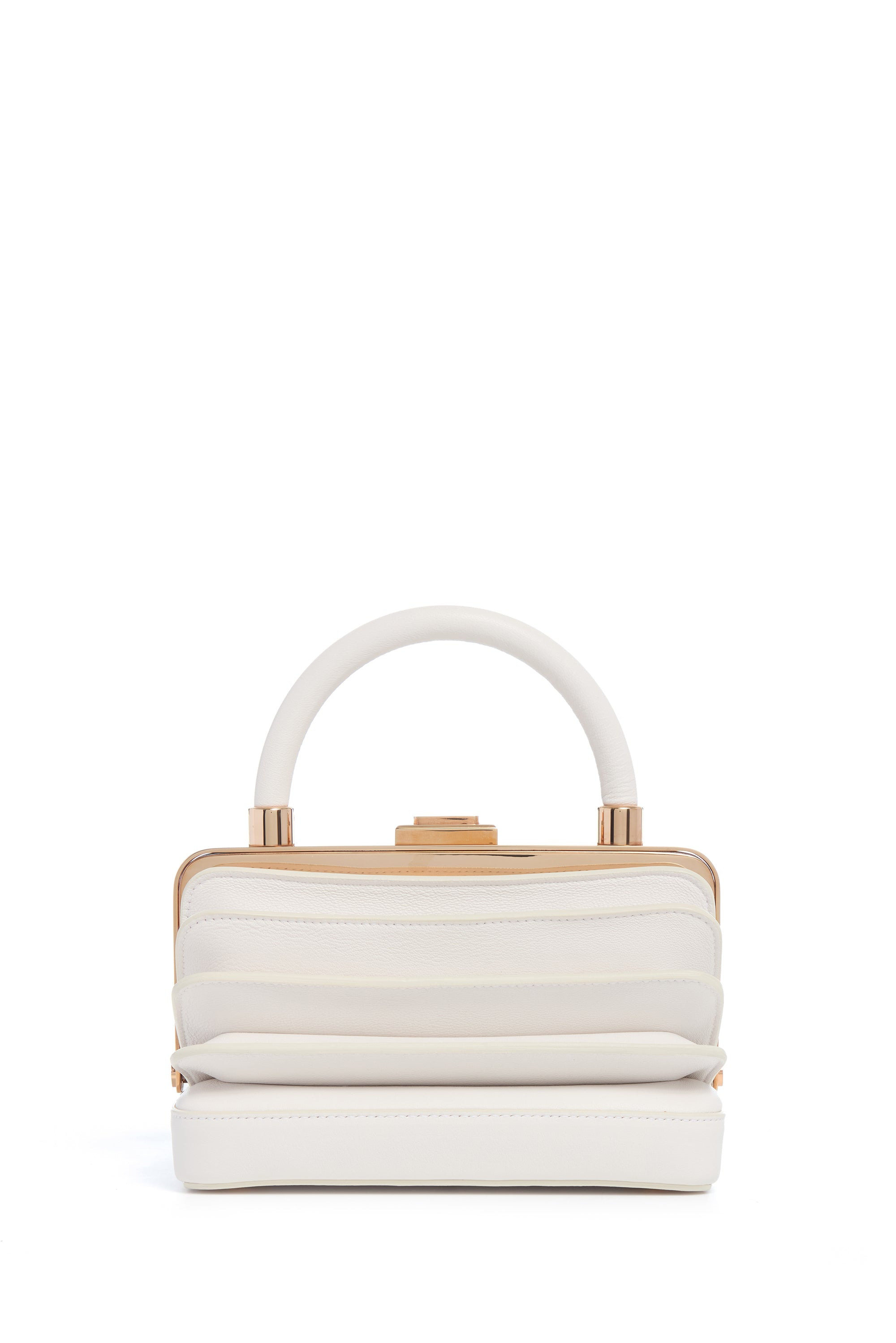 Diana Bag in Ivory Nappa Leather - 2