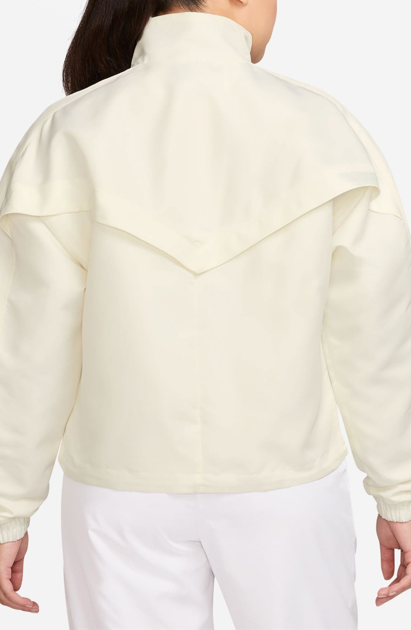 Nike Sportswear Windrunner Shine Jacket in Sail/Black at Nordstrom - 2