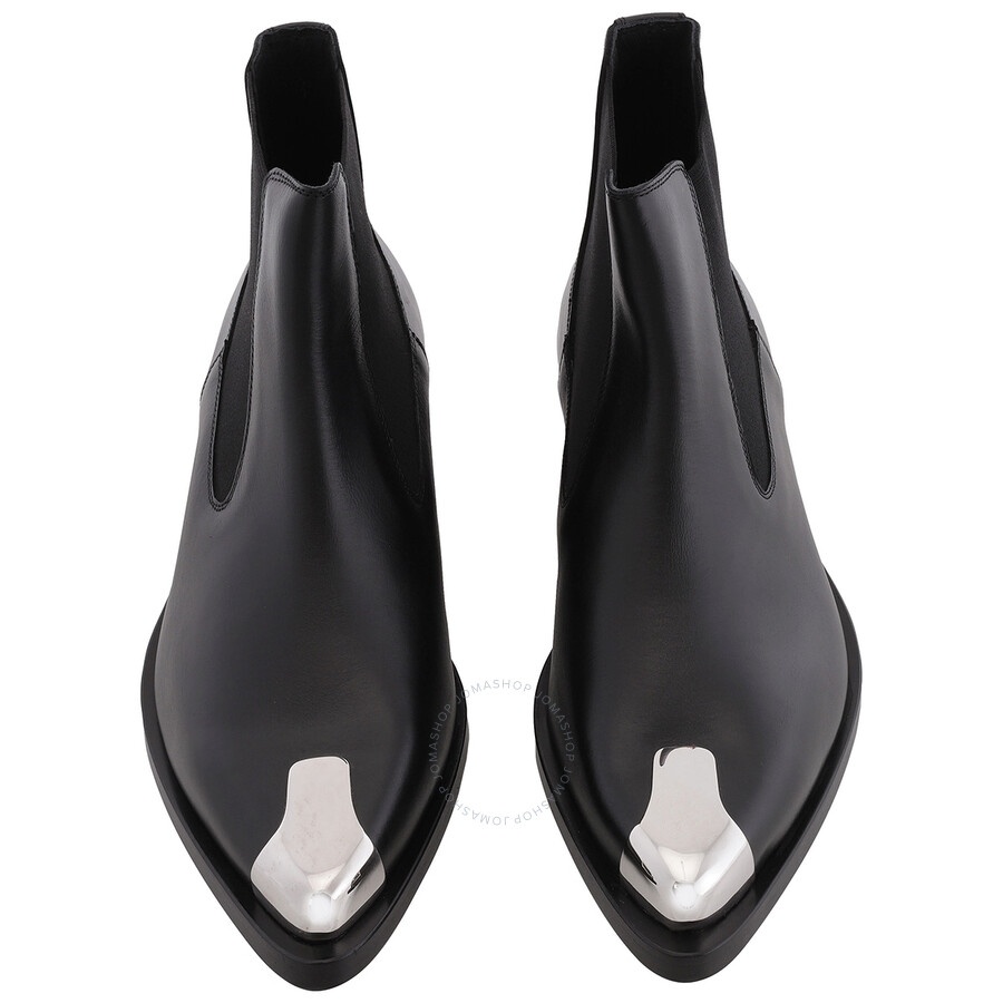Alexander McQueen Black Punk Chelsea Ankle Boots - 3
