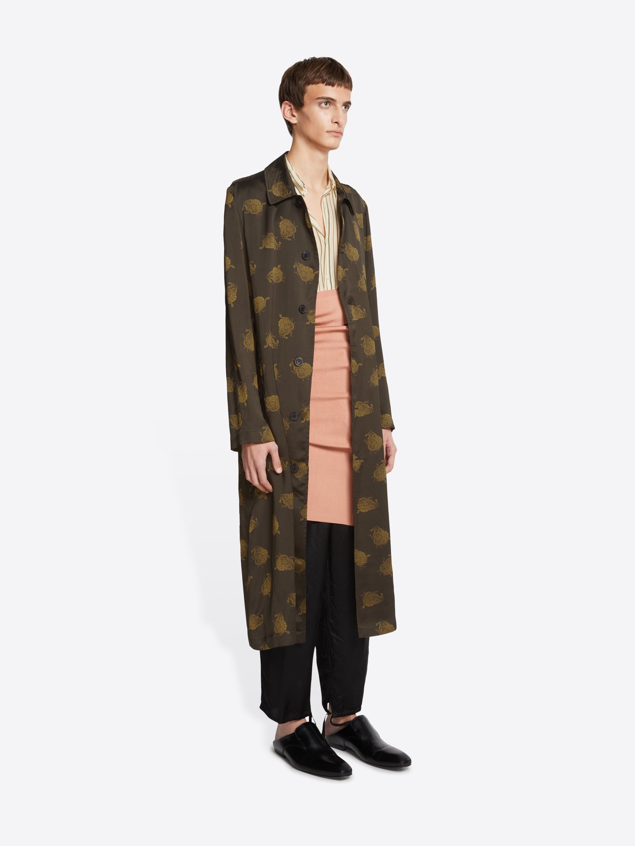 FLUID PRINTED COAT - 3