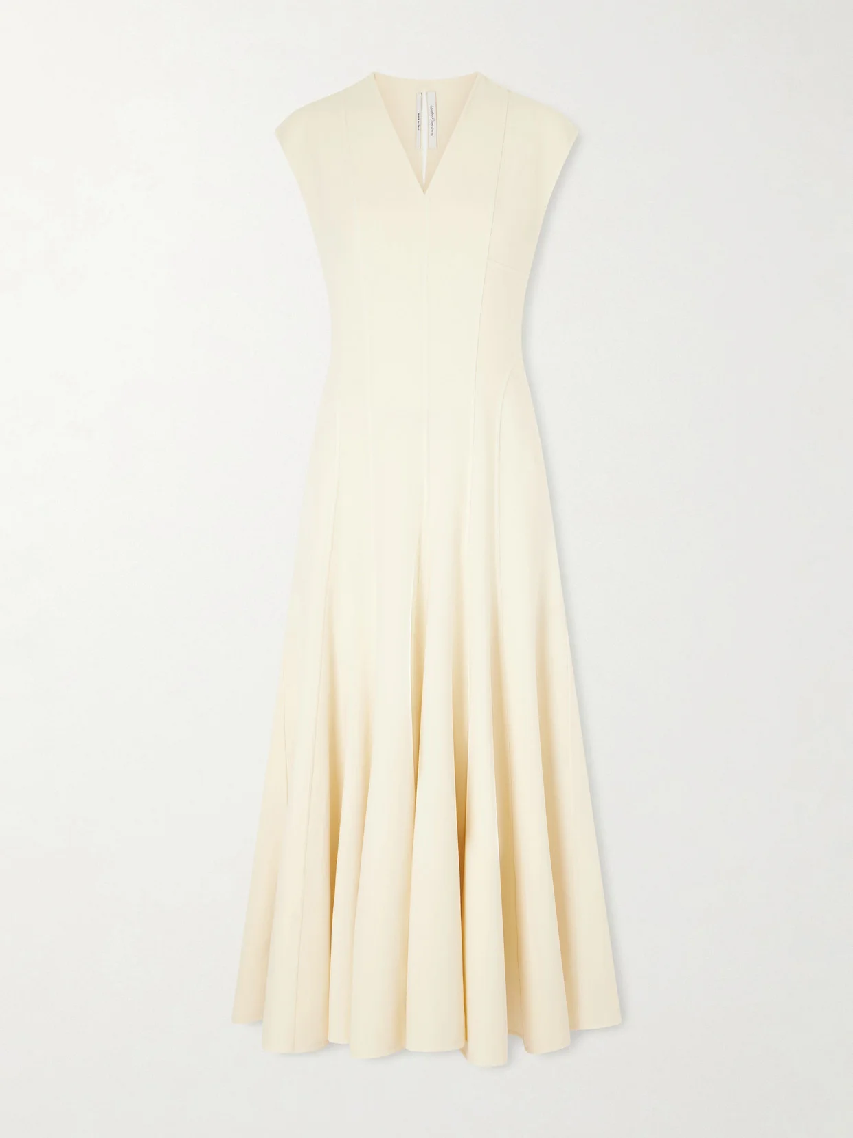 Paneled Stretch-wool Midi Dress - 1