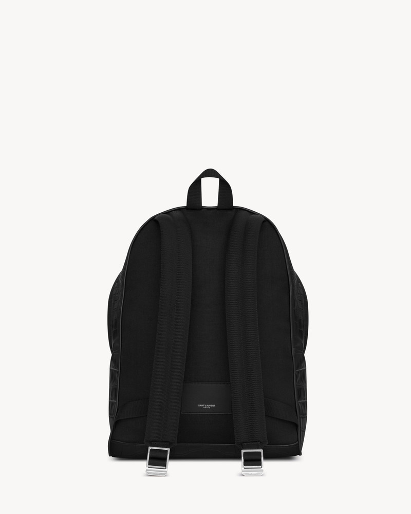 SAINT LAURENT CITY BACKPACK IN CROCODILE-EMBOSSED LEATHER outlook