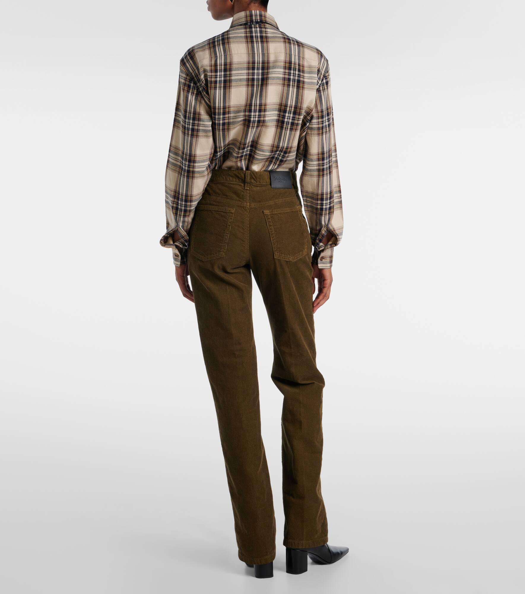 Clyde cotton corduroy wide-leg pants - 3