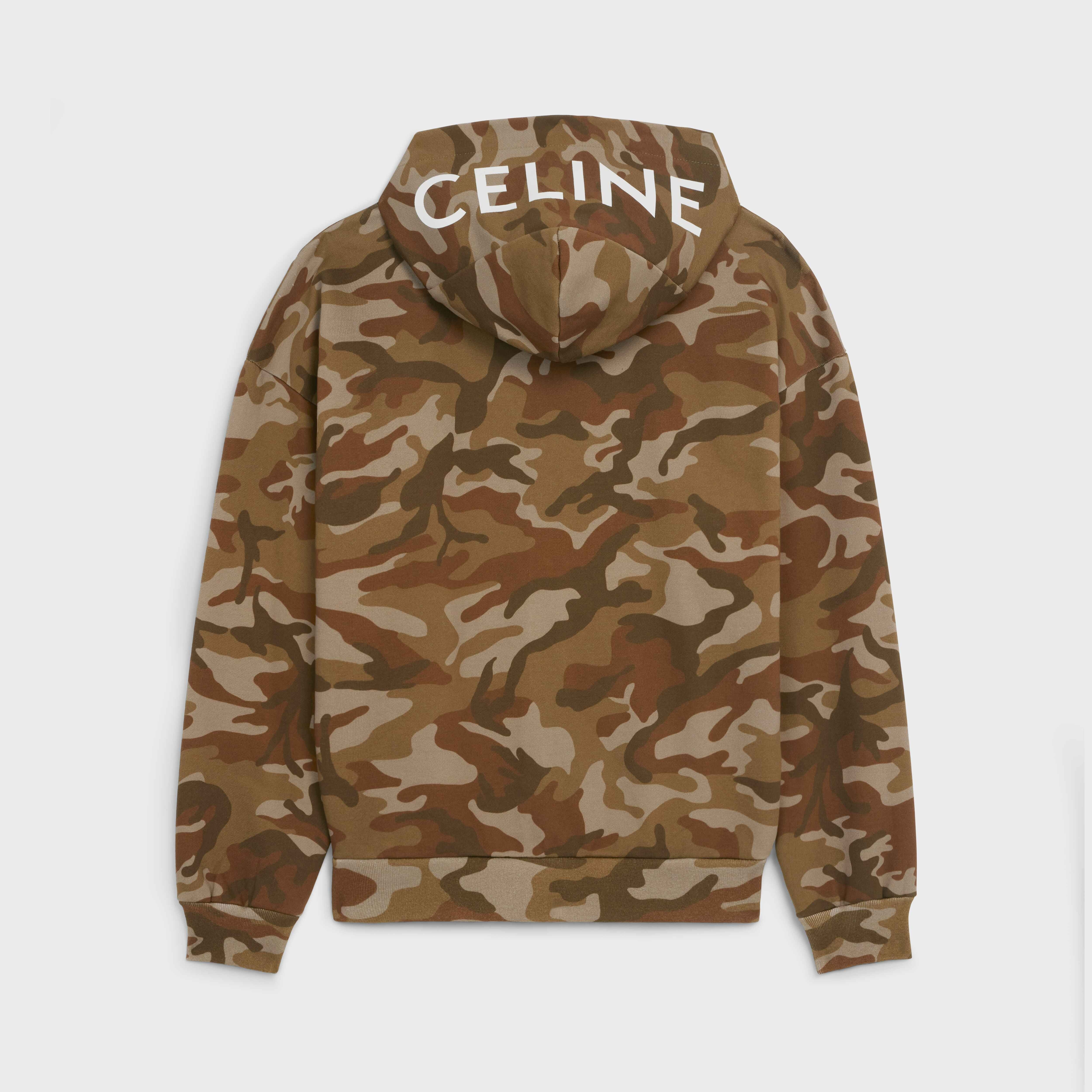 CELINE HOODIE IN COTTON FLEECE - 1