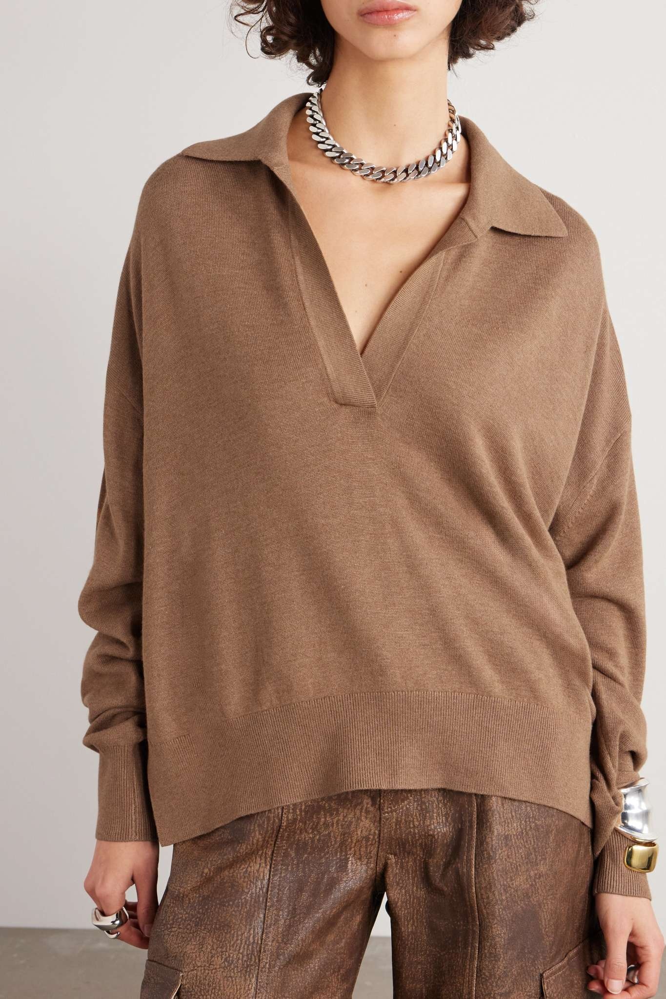 Galix knitted polo shirt - 3