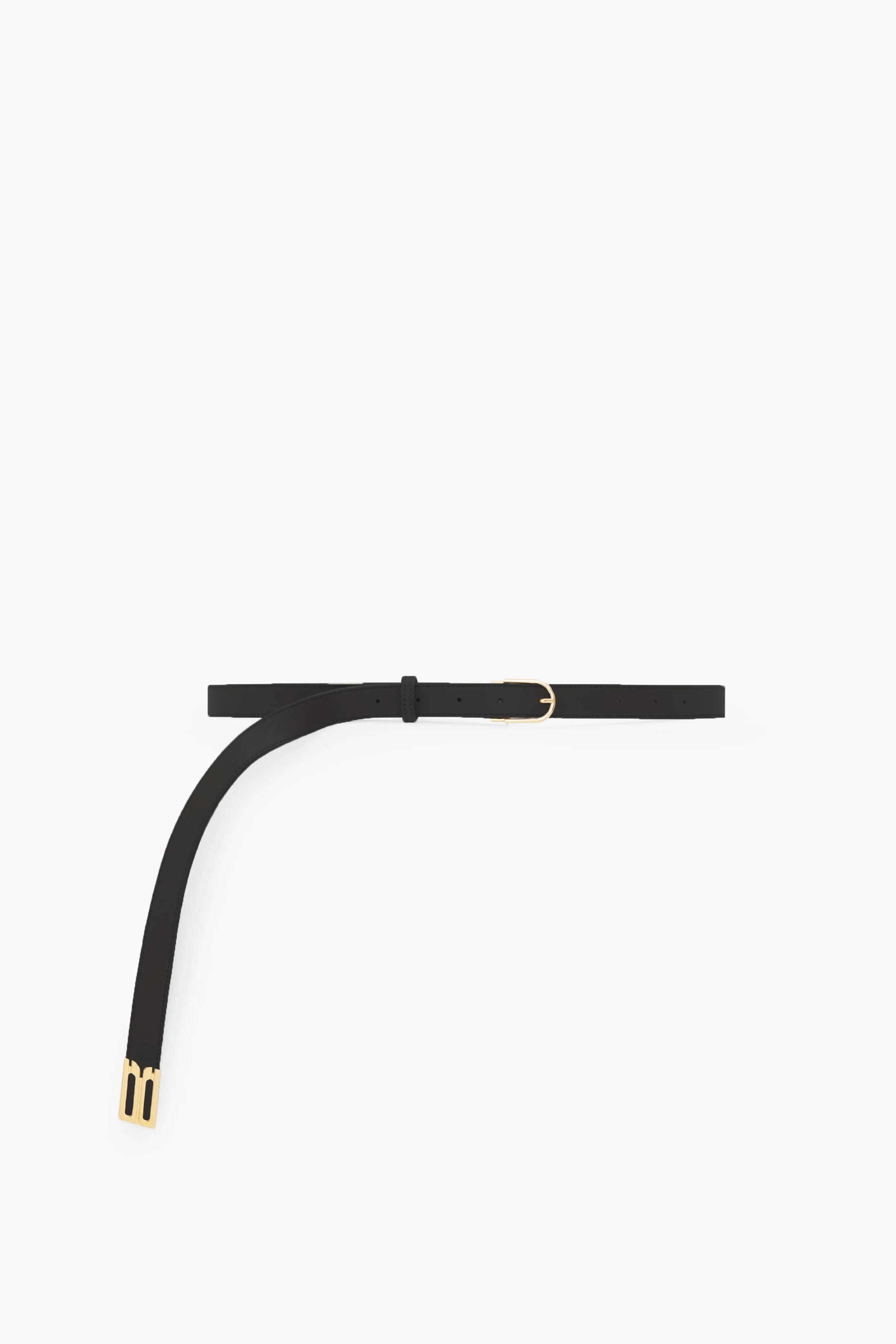 Dorian B Finite Belt In Black Soft Leather - 1