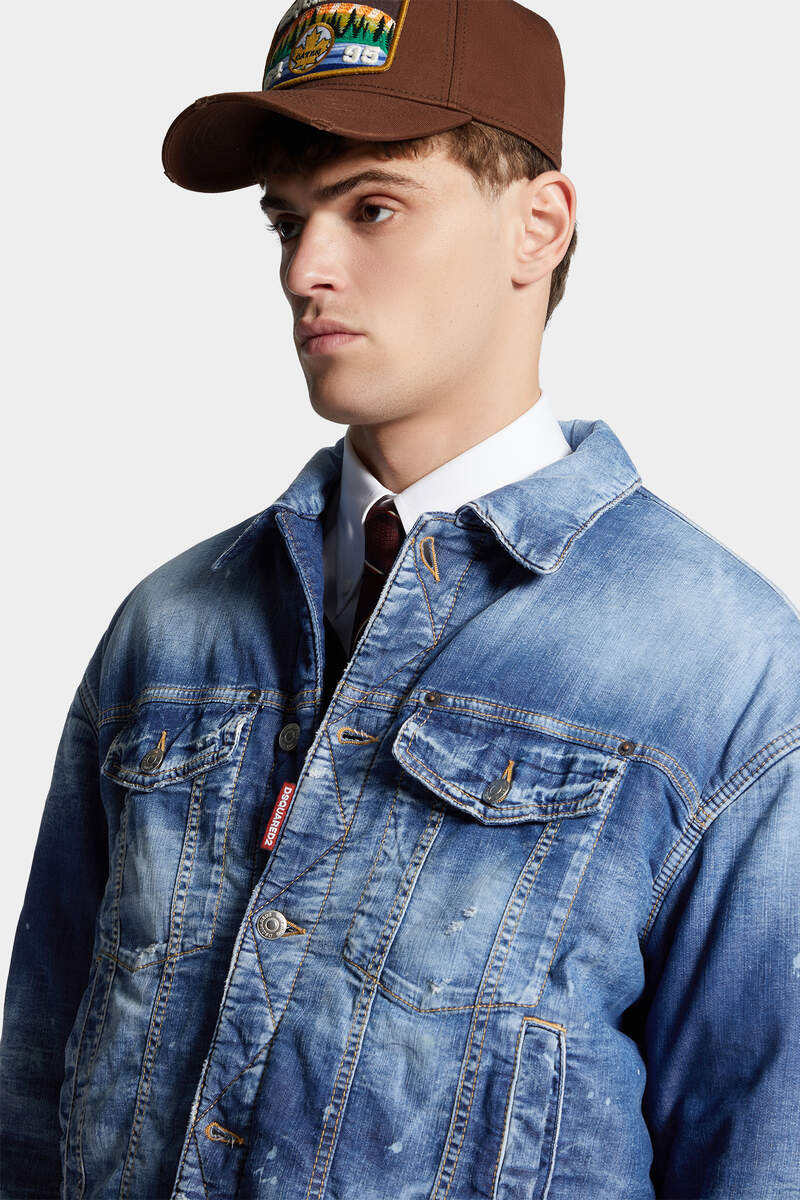LIGHT PUFF JEAN JACKET - 5