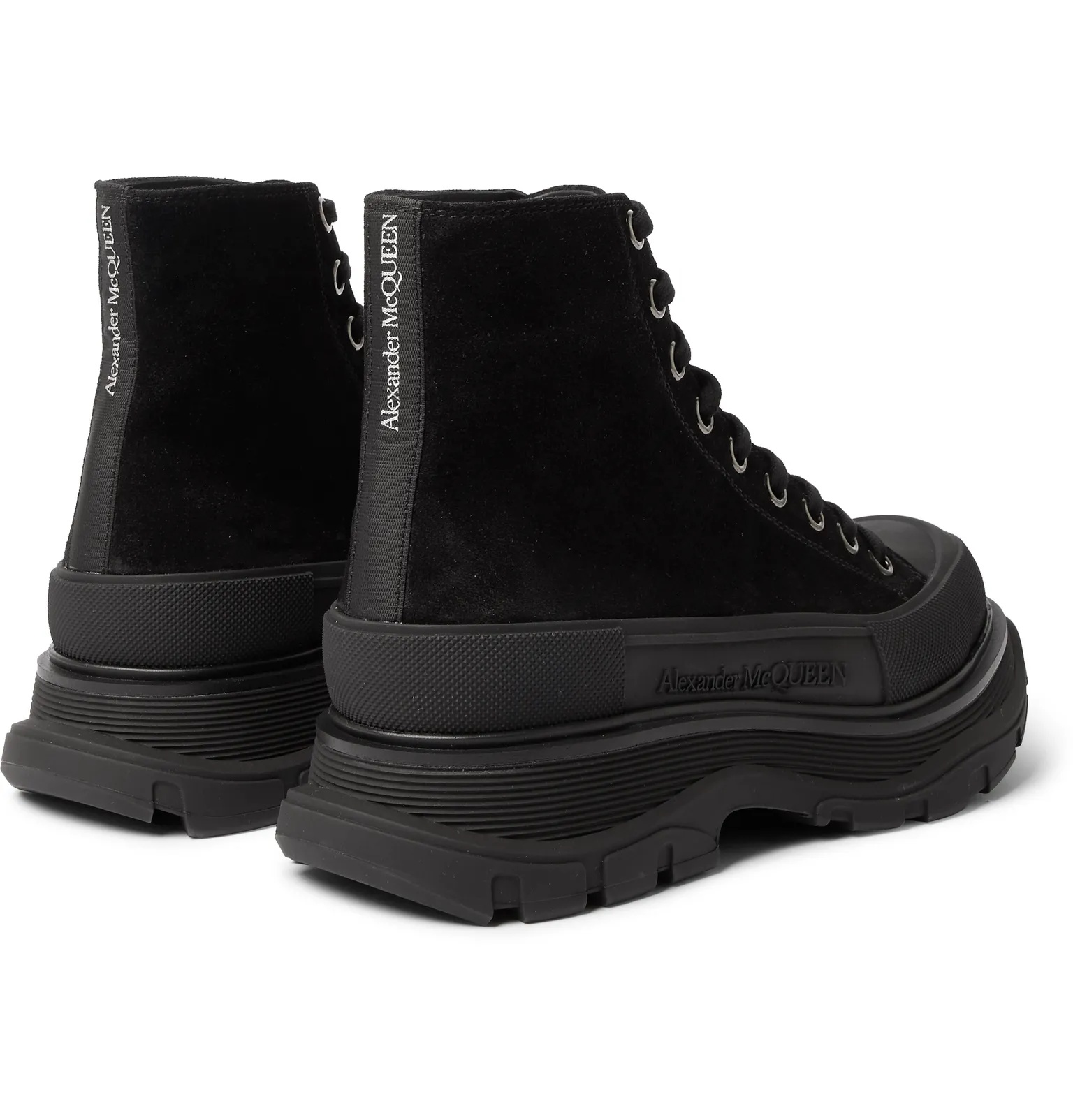 Suede High-Top Sneakers - 5