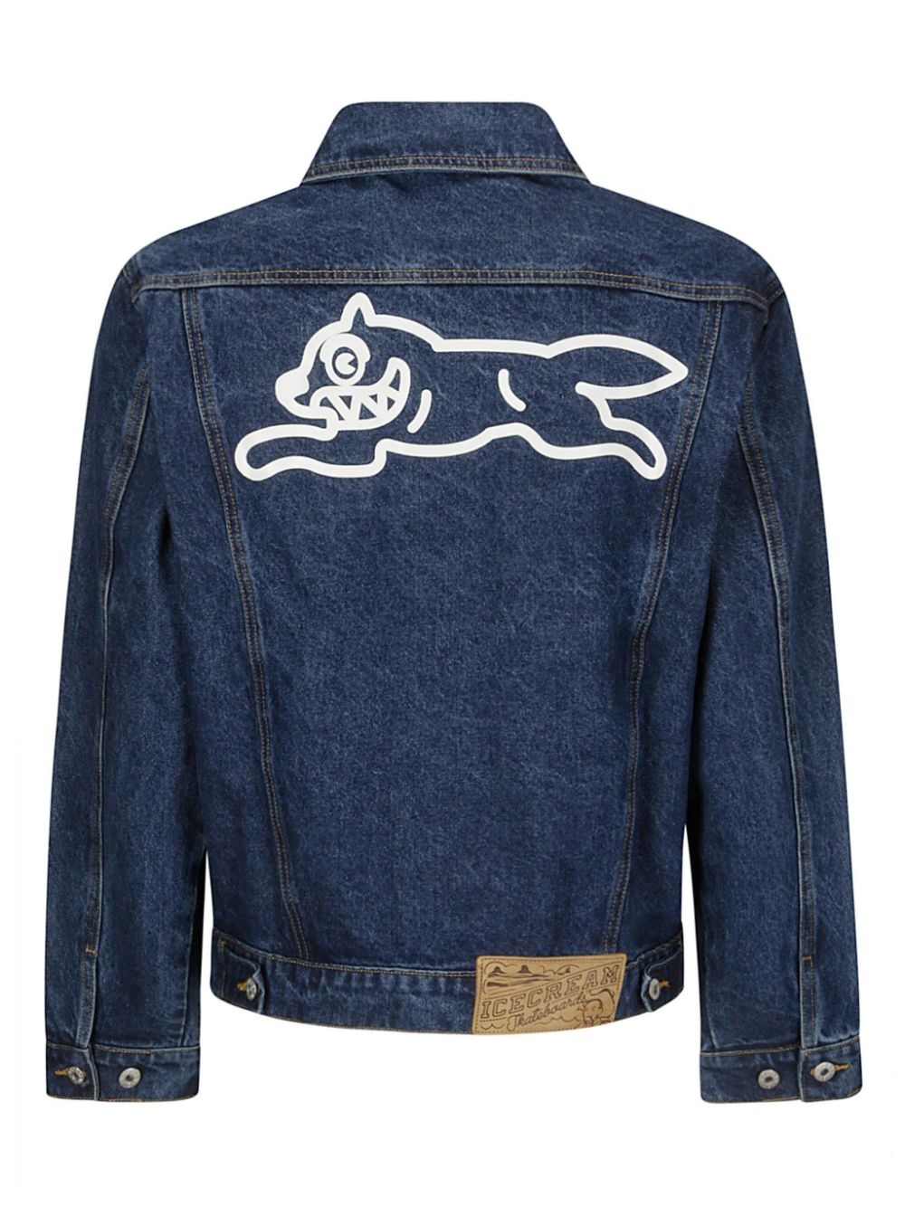 Running Dog-print denim jacket - 2