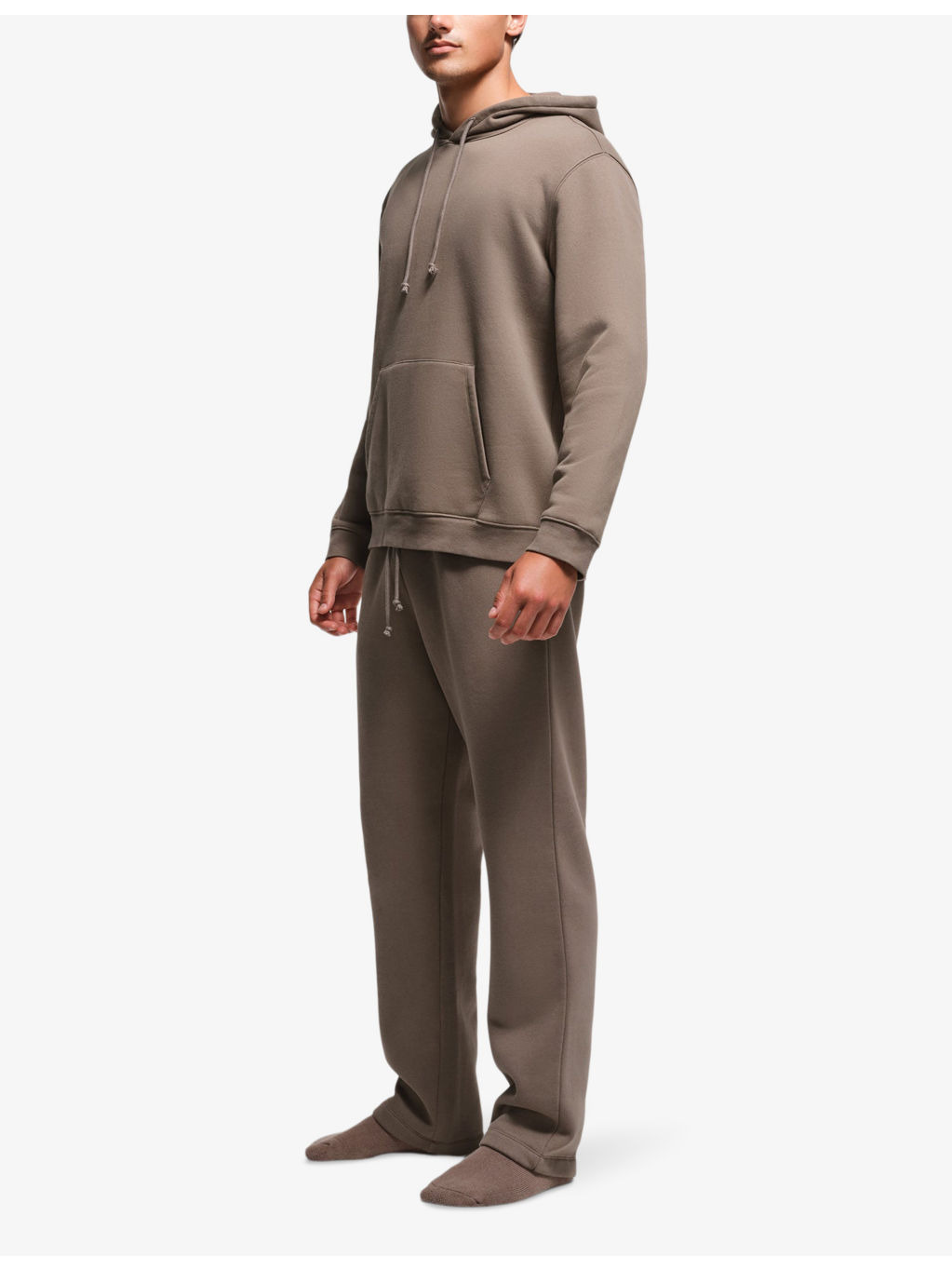 Classic lounge cotton-blend jersey hoody - 2