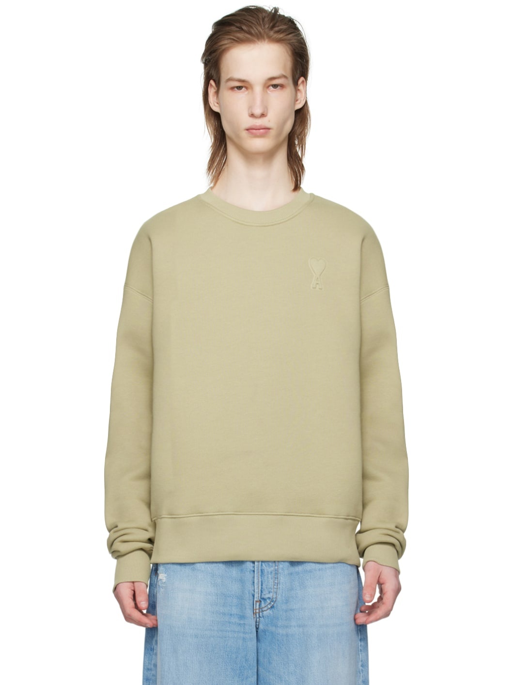 Khaki Ami de Cœur Sweatshirt - 1