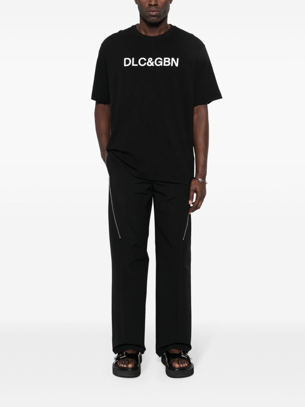 logo-print cotton T-shirt - 2