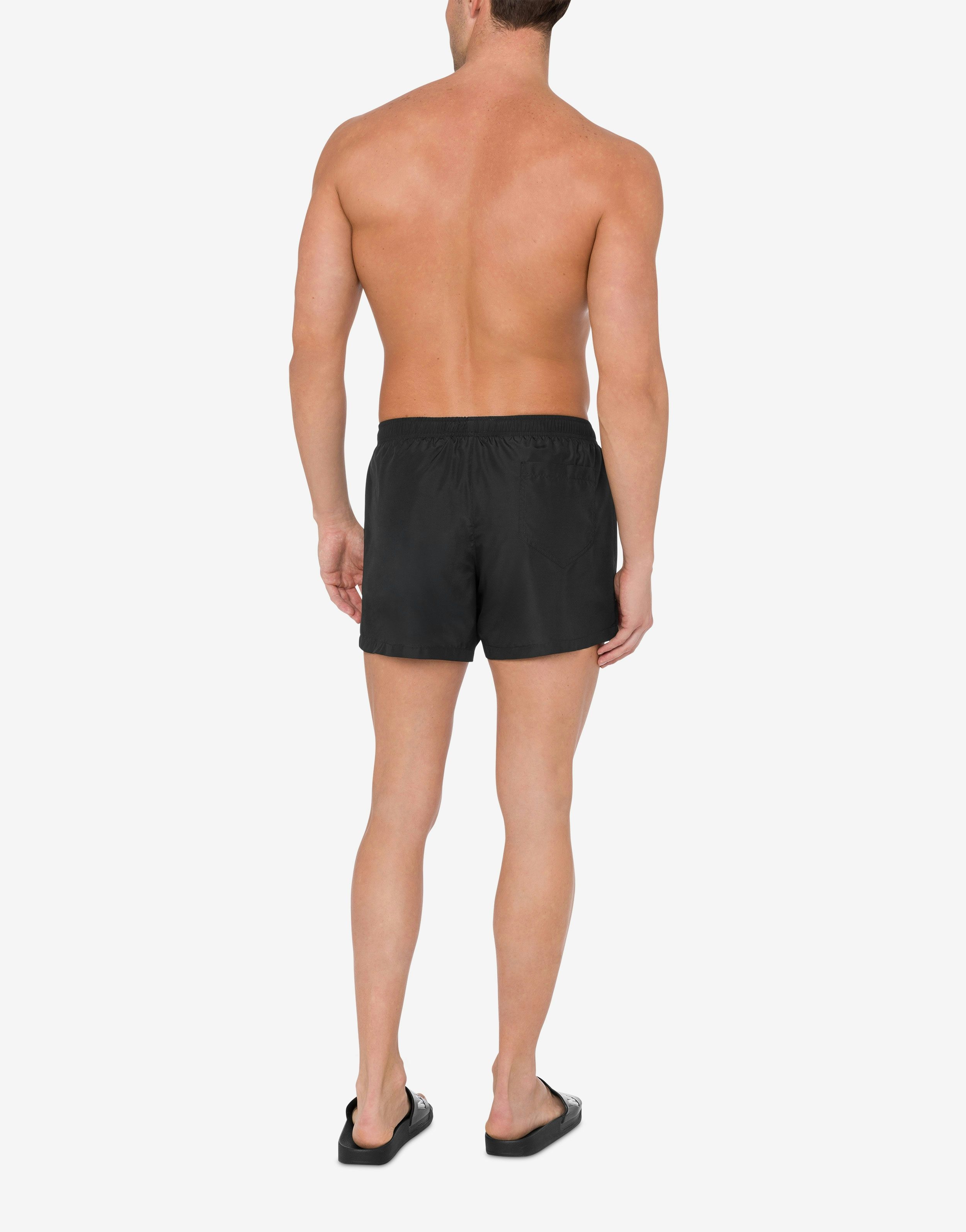 SWIM TRUNKS WITH TEDDY BEAR PATCH - 3