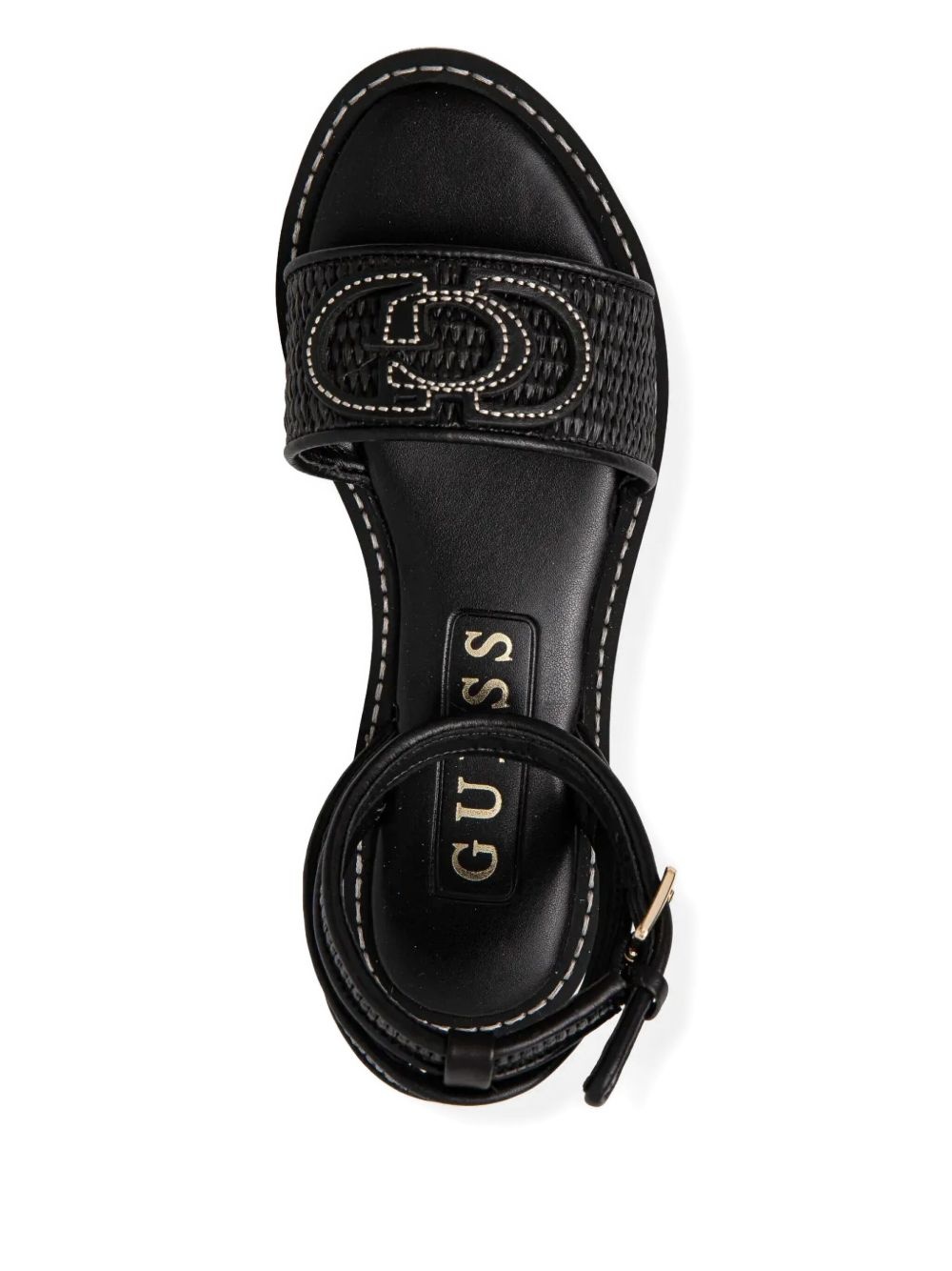 woven-strap flat sandals - 4