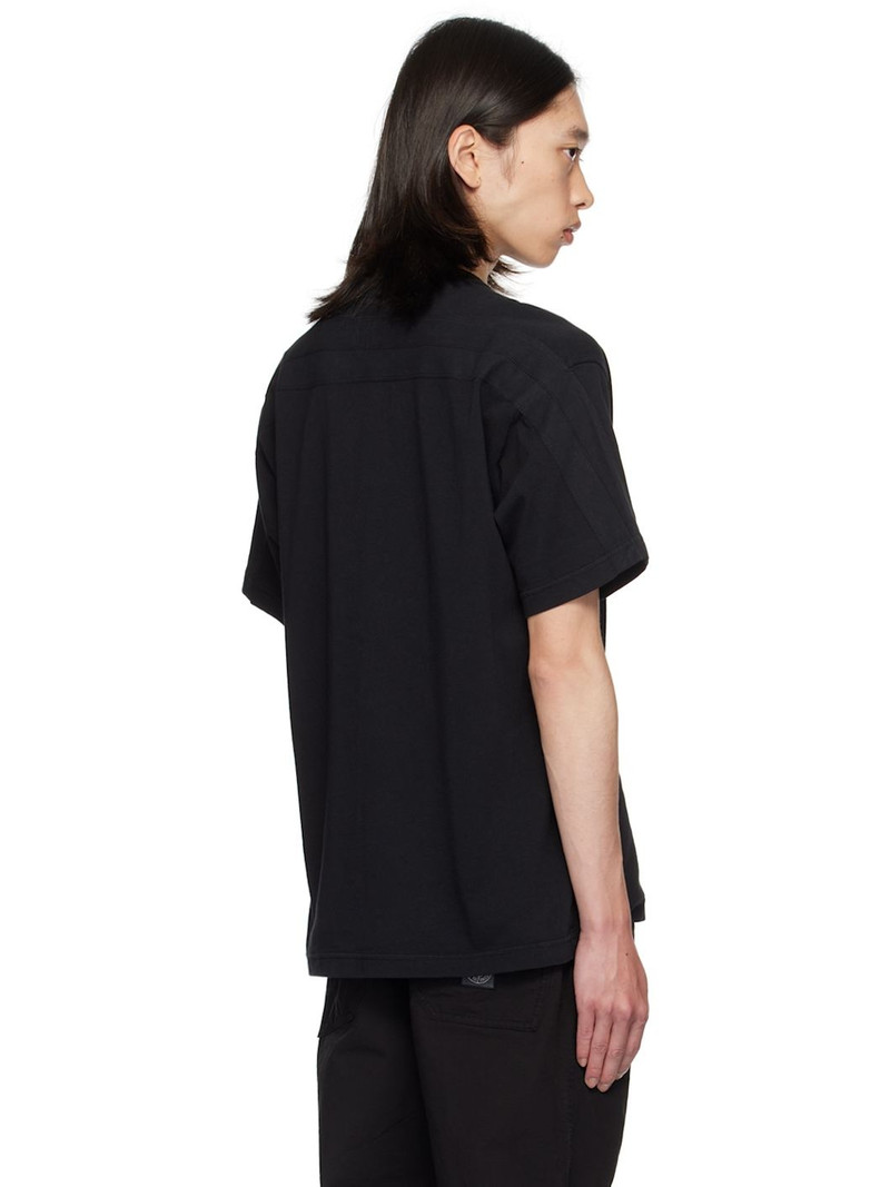 Black Embroidered-Logo T-Shirt 3
