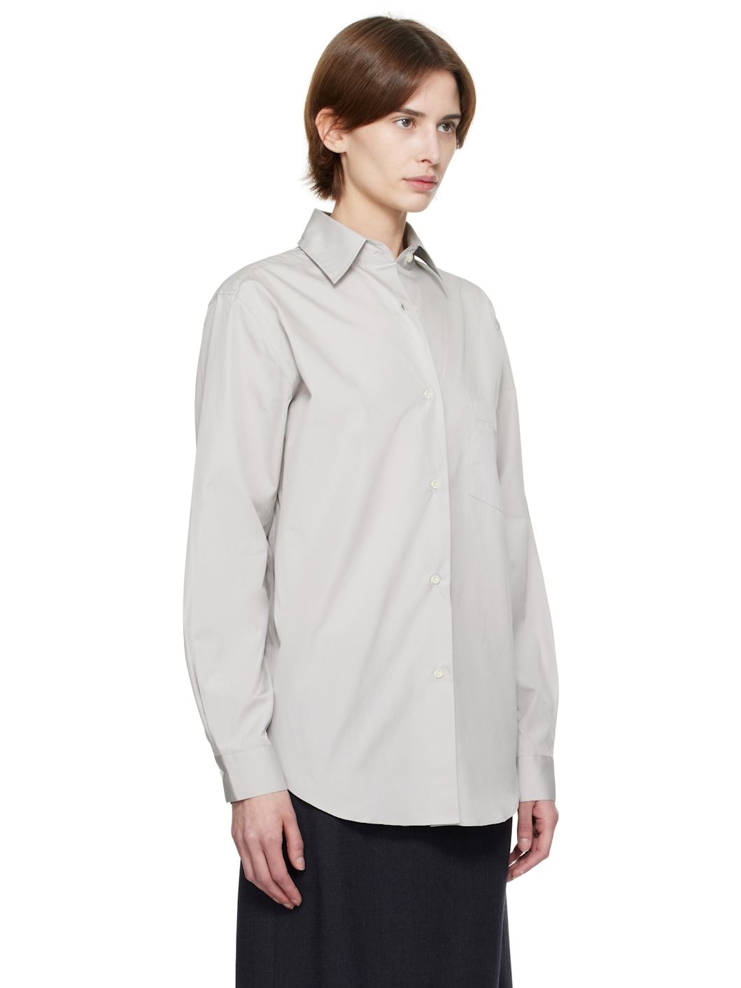 Gray Zoë Shirt - 2