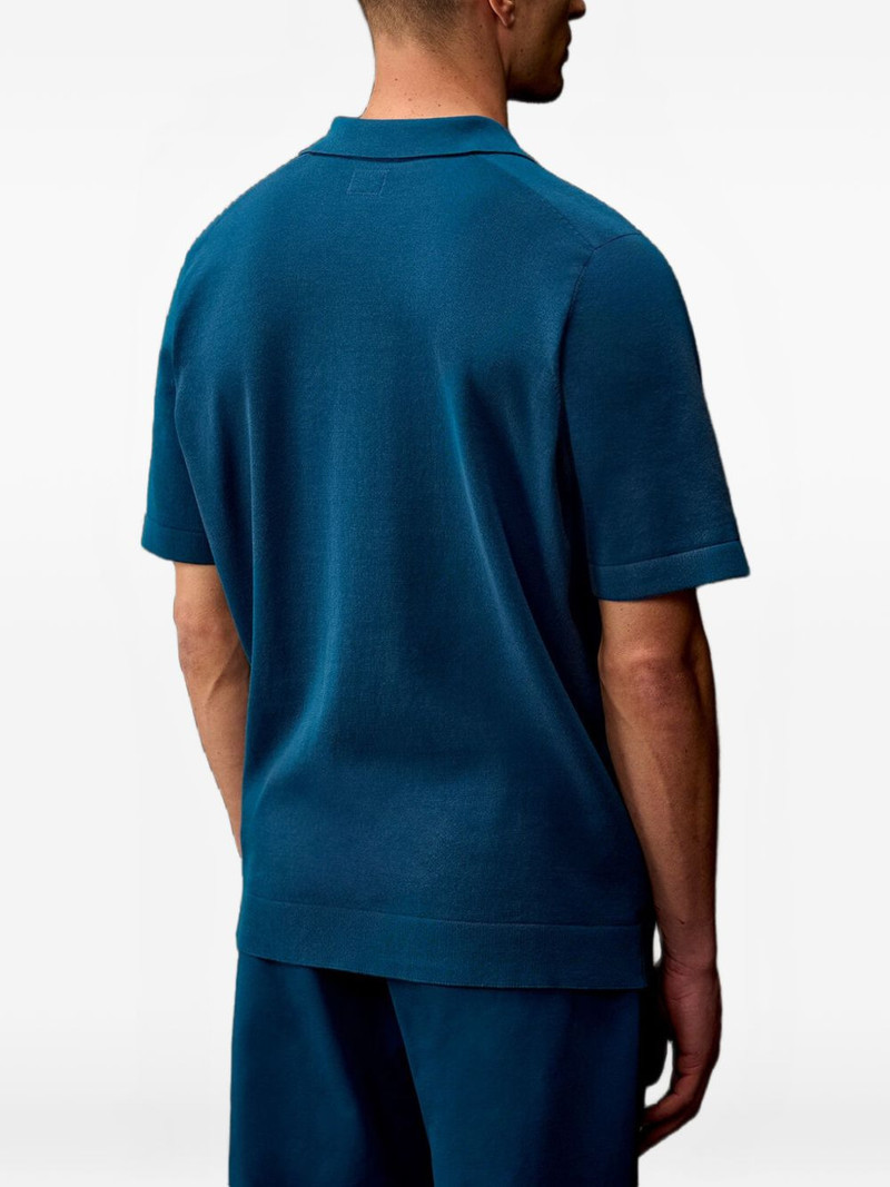 Metropolis Series logo-patch polo sweater 4